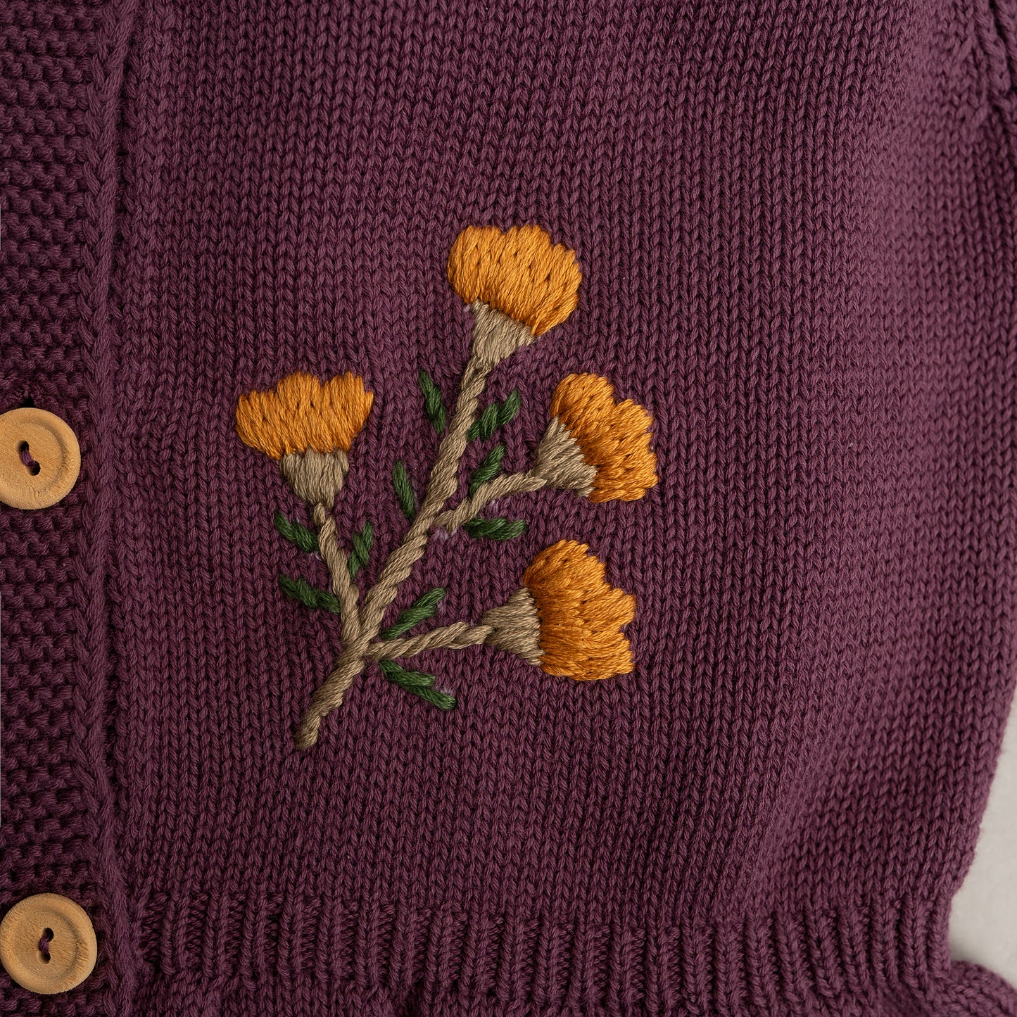 Hanevild Alma cardigan Blouses Prune purple