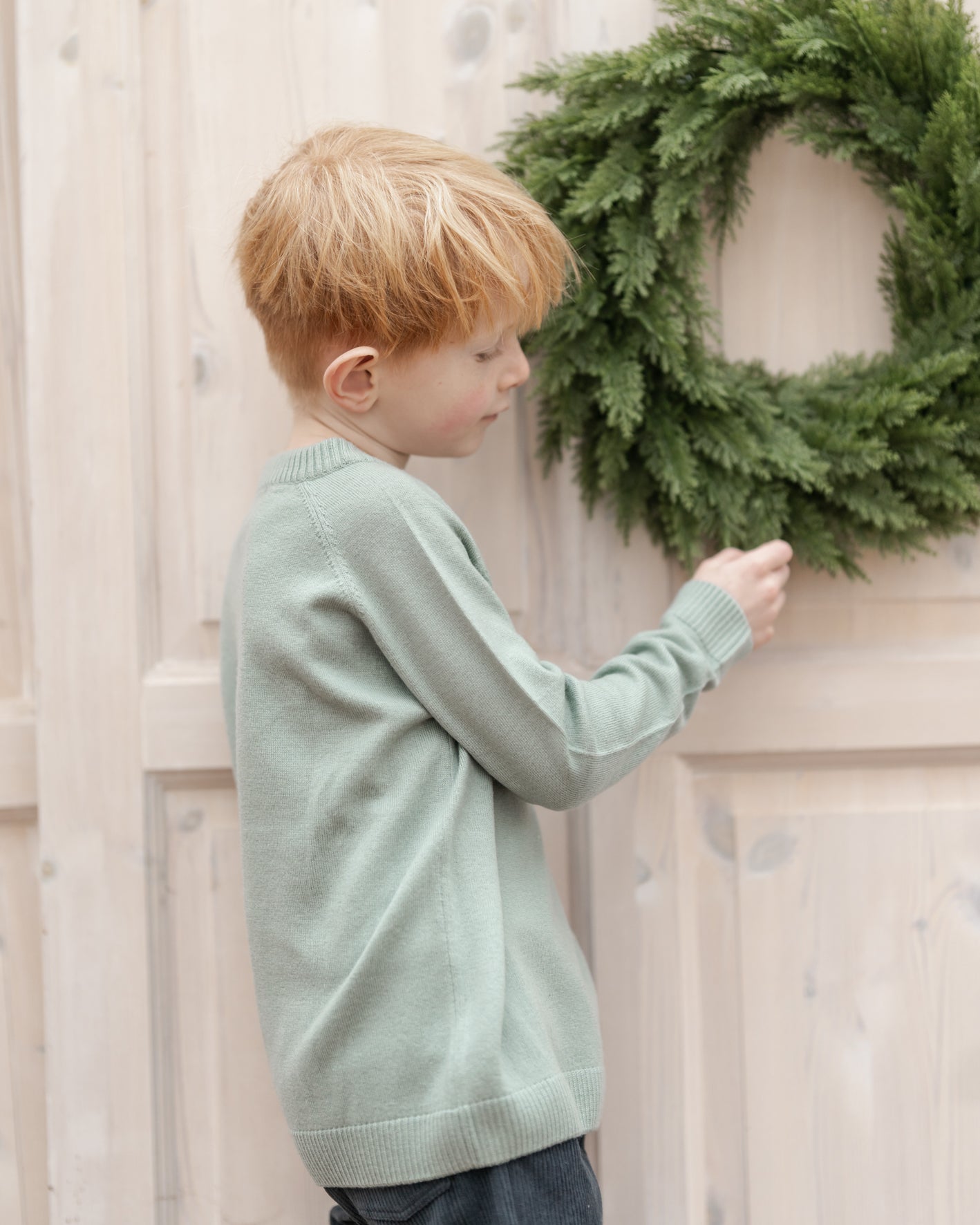 Hanevild Bertil bluse, merino uld Blouses sage