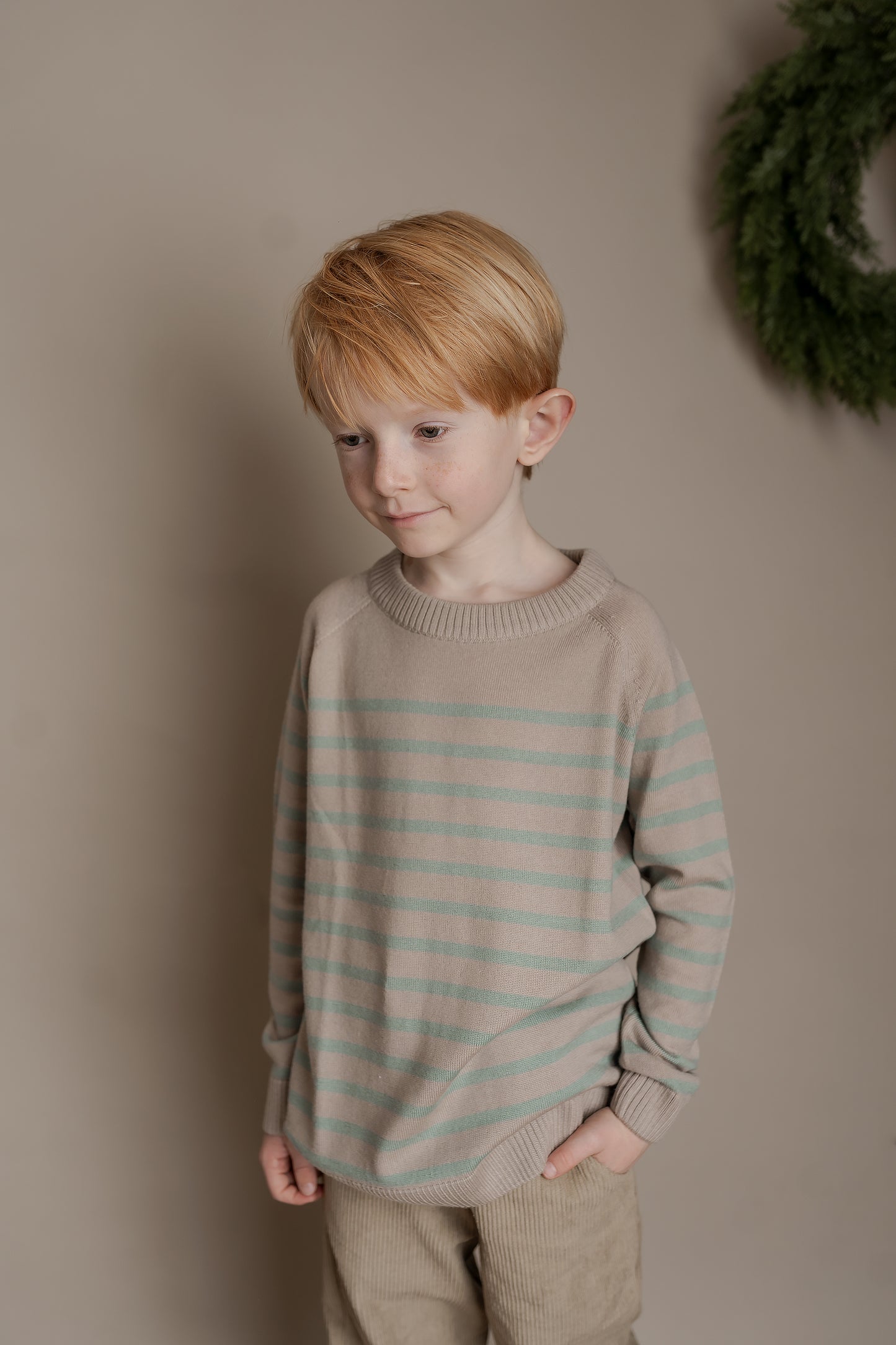 Hanevild Bertil bluse, merinould Blouses cream oatmeal
