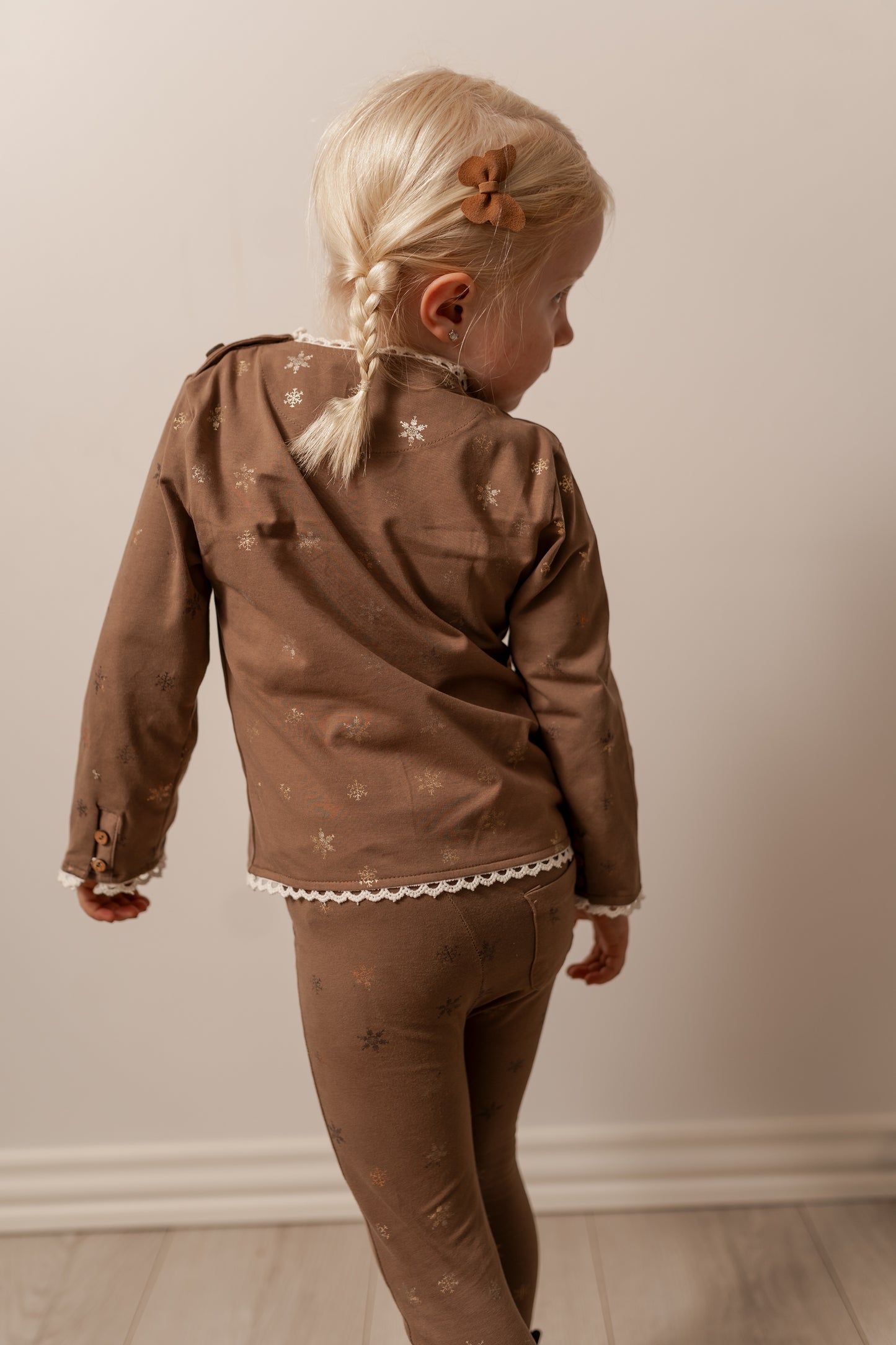 Hanevild Bertil bukser, sneprint Pants