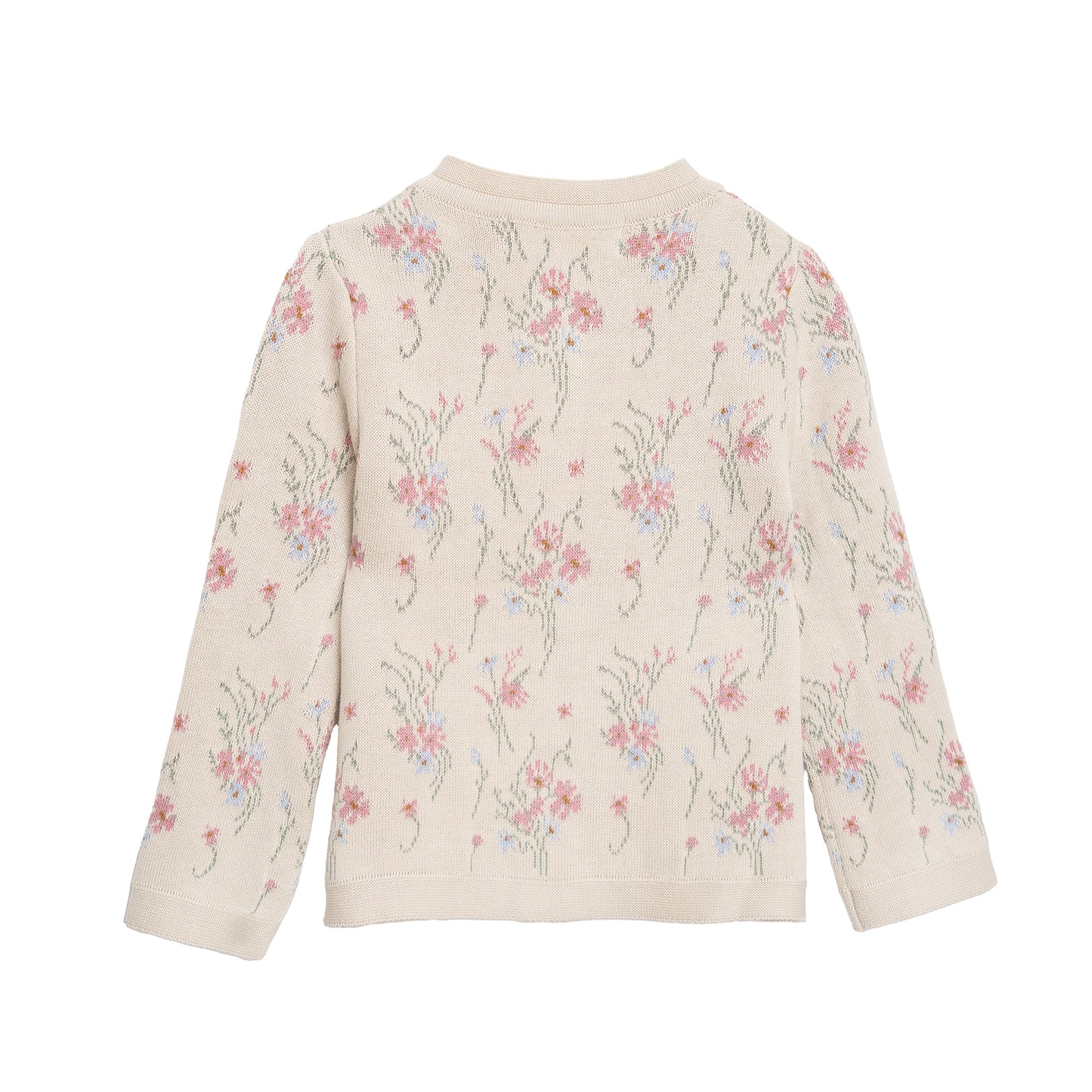 Hanevild Blomster cardigan - pige Blouses Summer sand