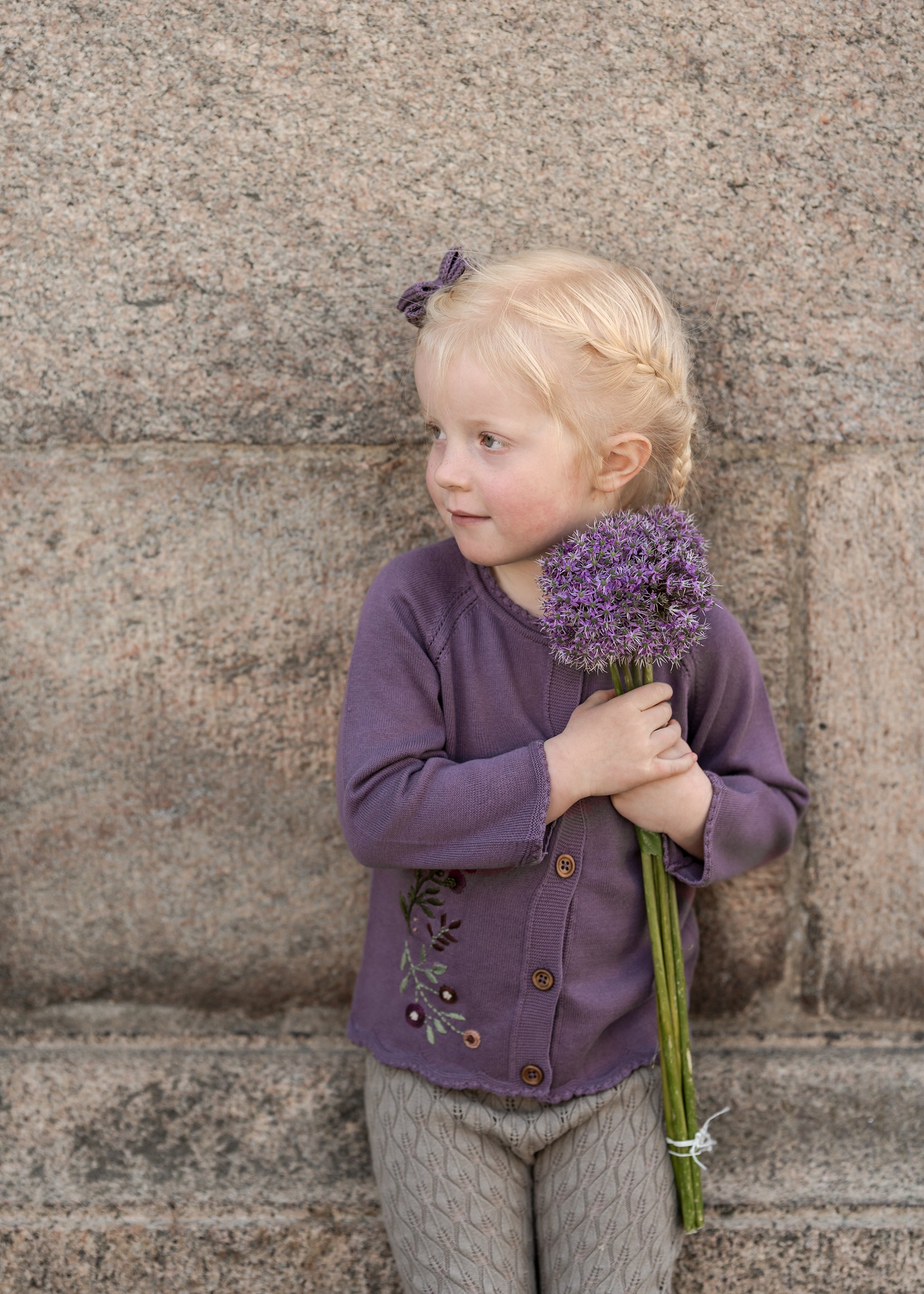 Hanevild Dagny cardigan Blouses Artic dust