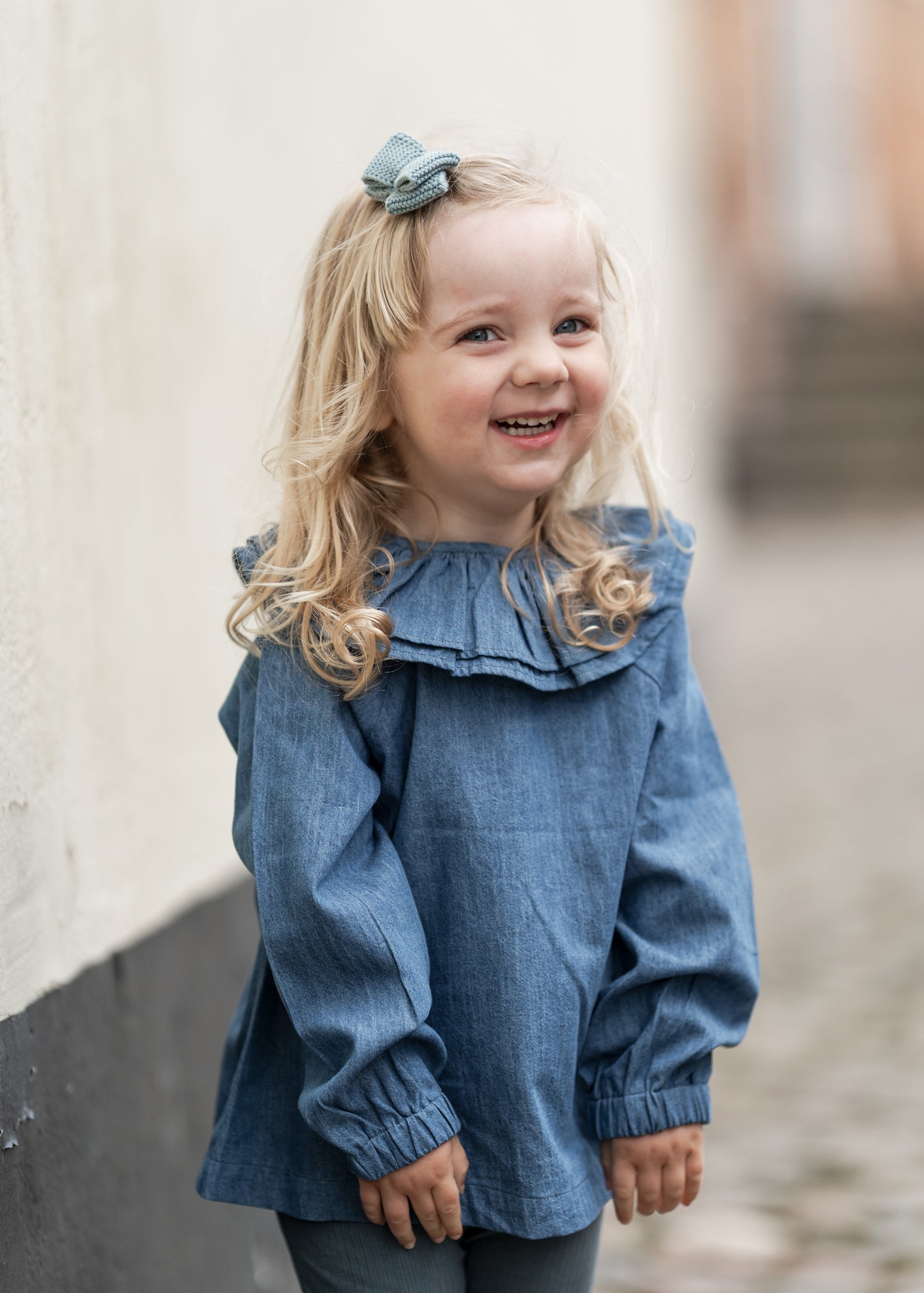 Hanevild Gunda bluse Blouses denim
