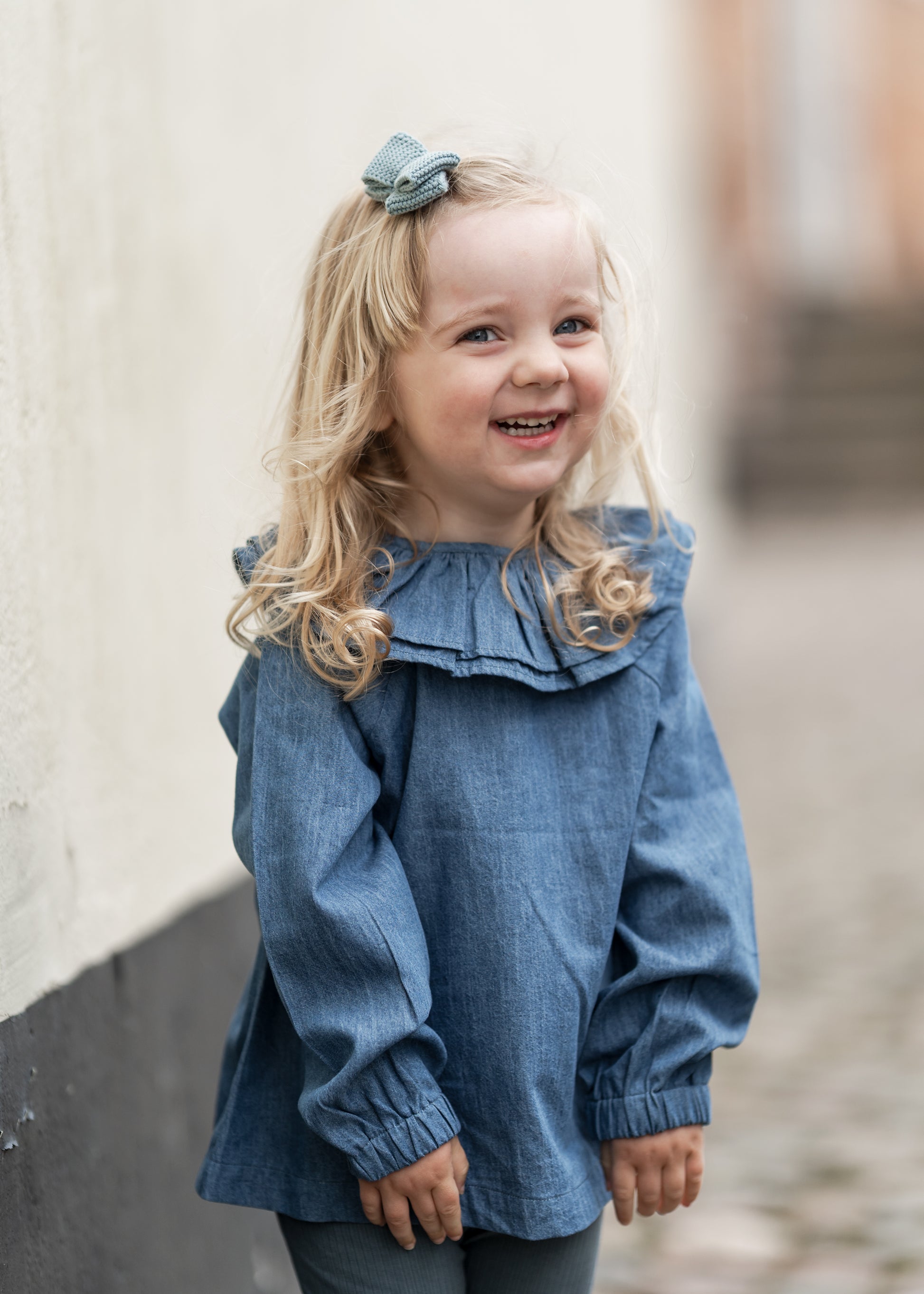 Hanevild Gunda bluse Blouses denim
