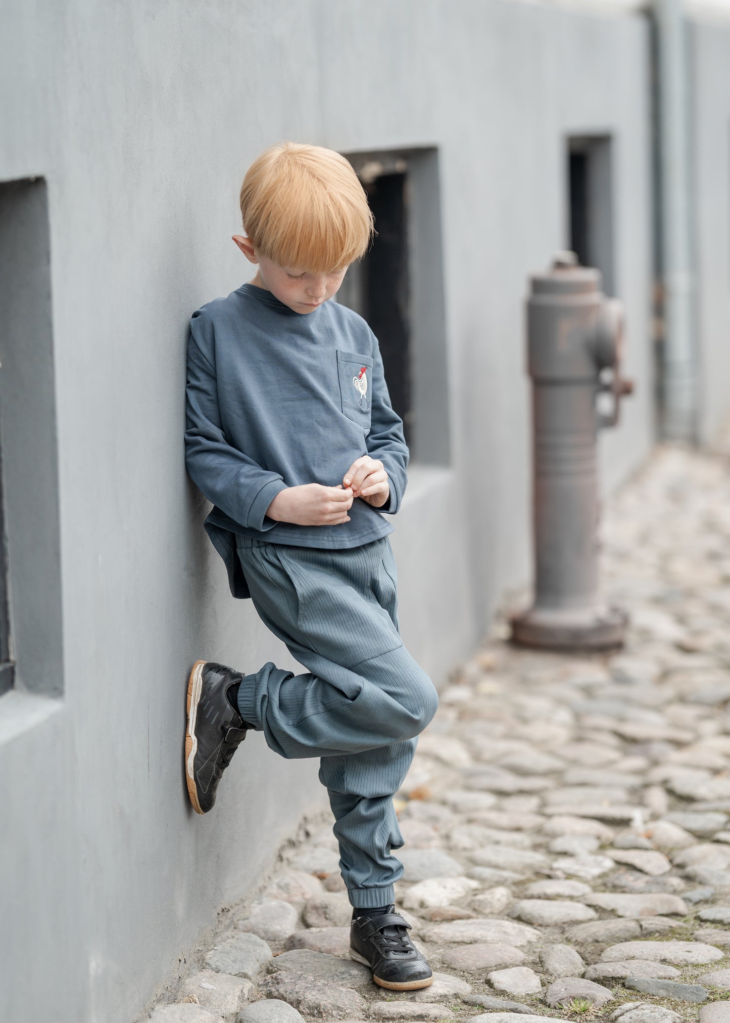 Hanevild Gunnar bukser - bukser i rib Pants Stormy weather