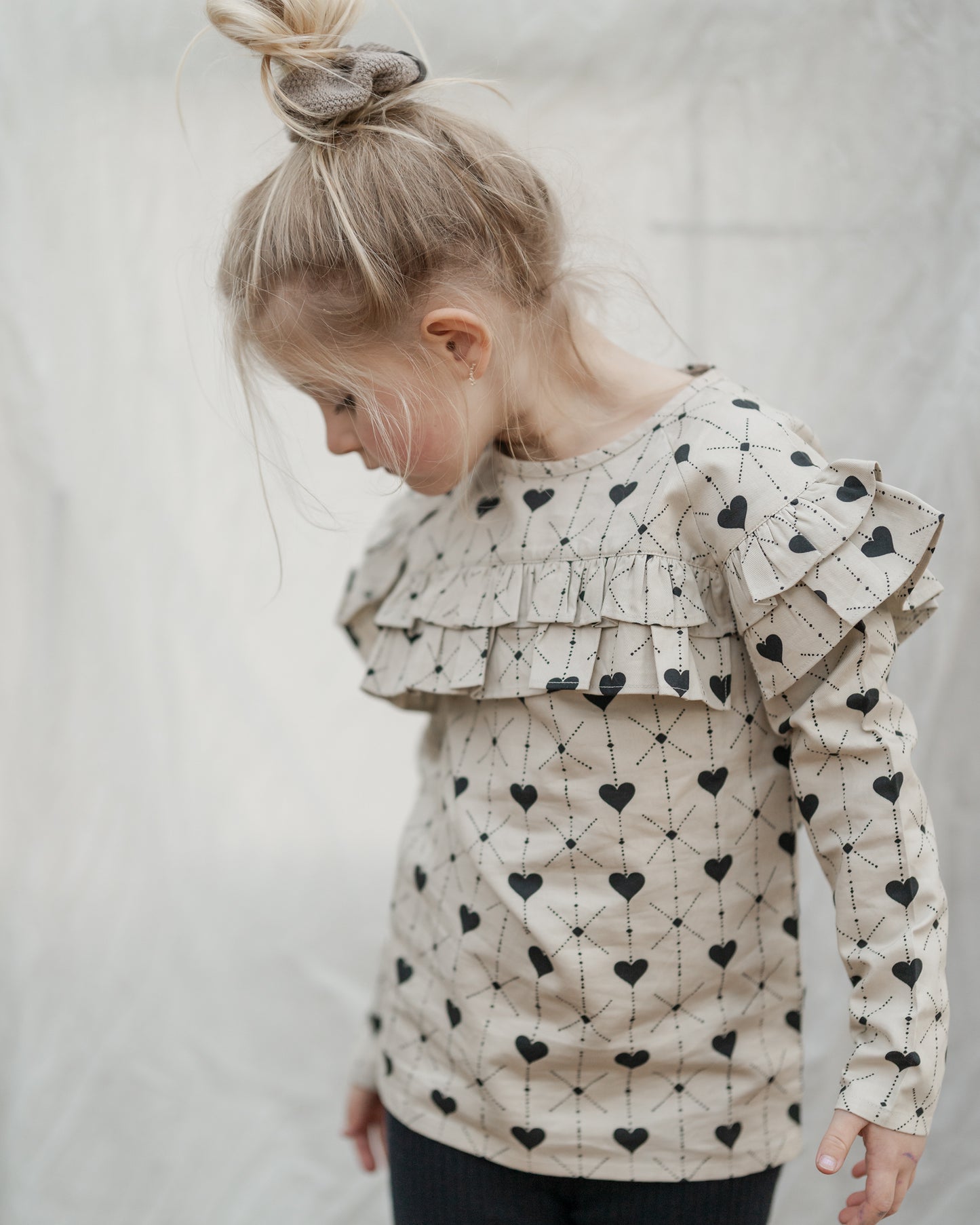 Hanevild Hjerte bluse Rainy