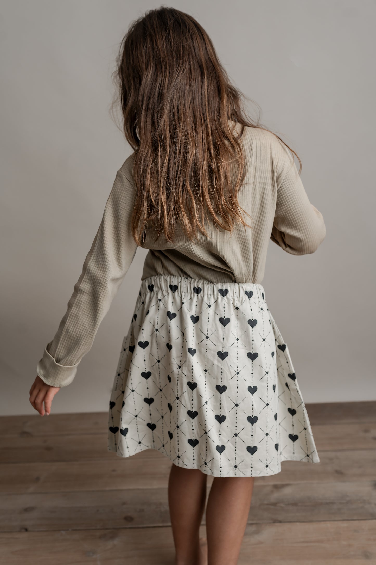 Hanevild Hjerte nedeldel Skirts Rainy