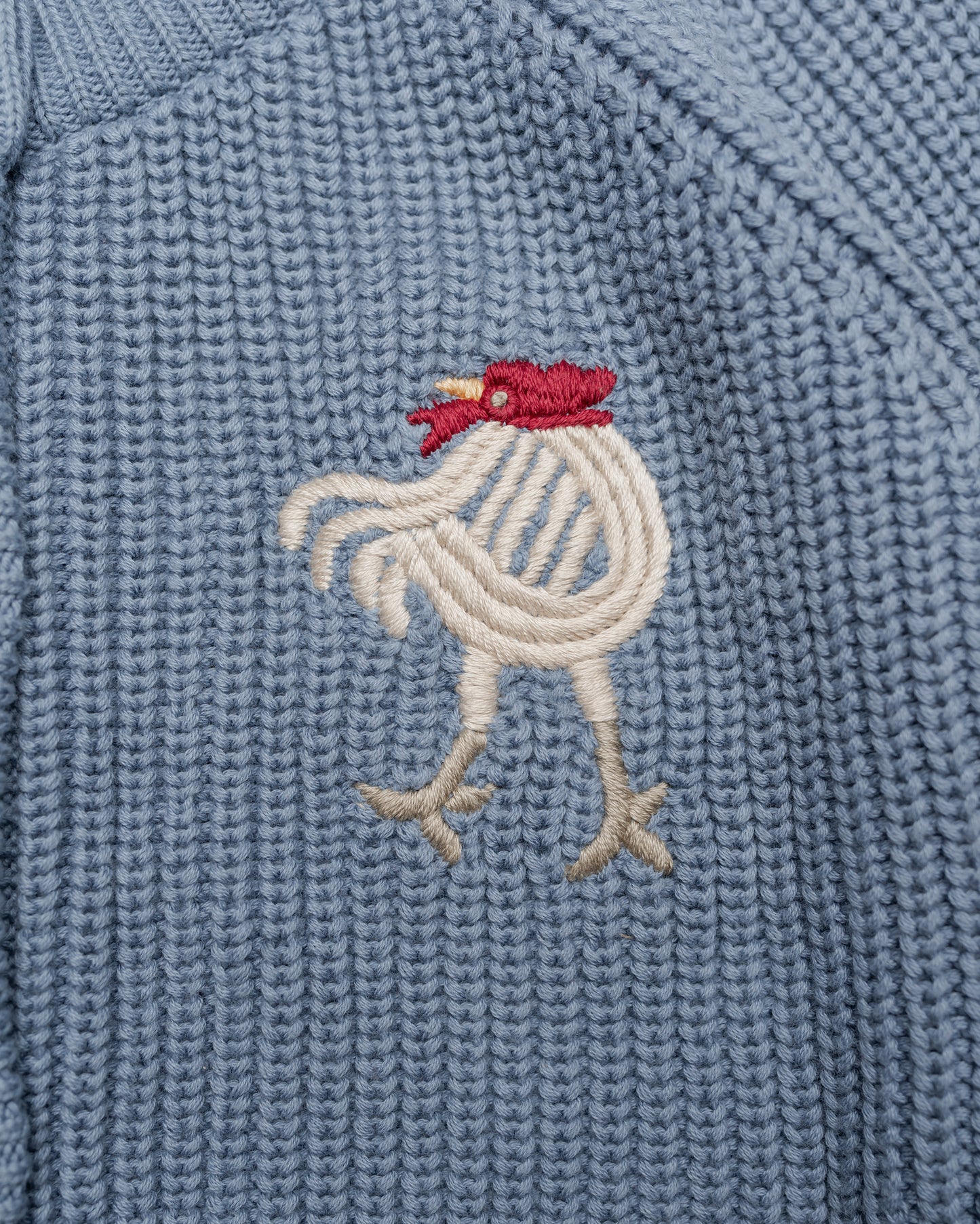 Hanevild Kaj cardigan Blouses blue blizzard