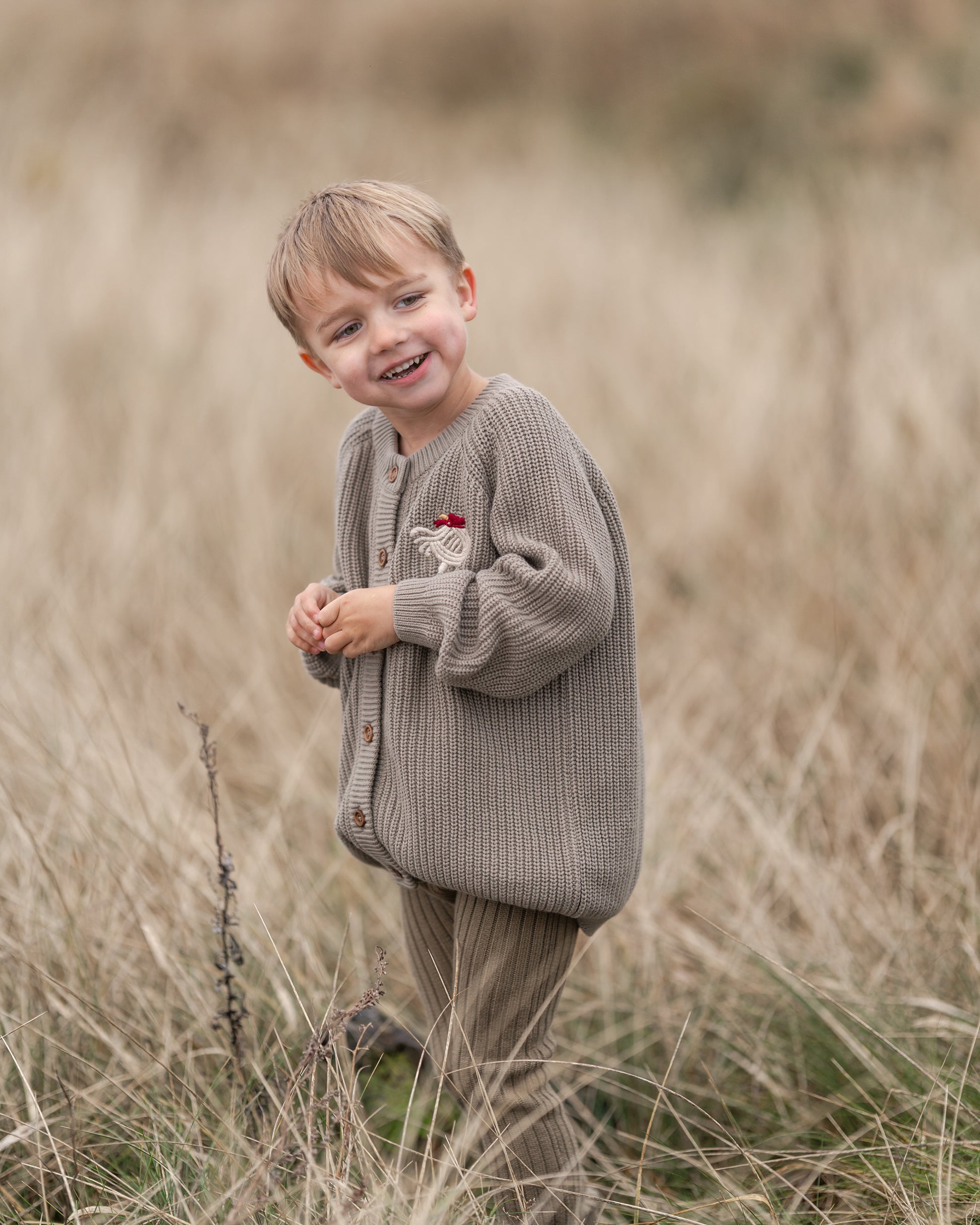 Hanevild Kaj cardigan med uld Blouses Caribou