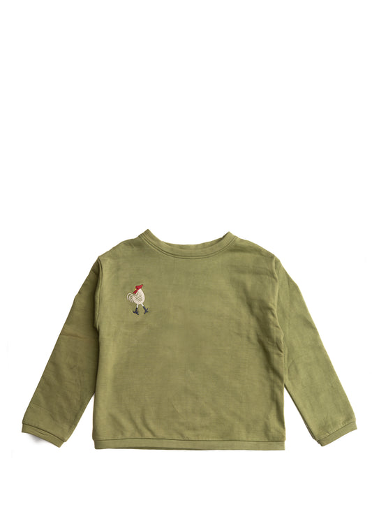 Hanevild Karl sweater Blouses sage