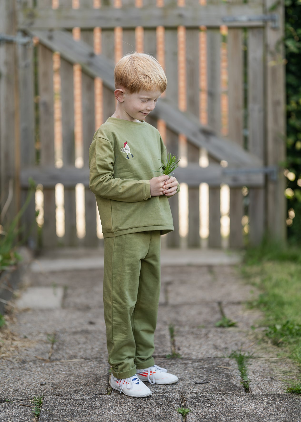 Hanevild Karl sweatpants Pants sage