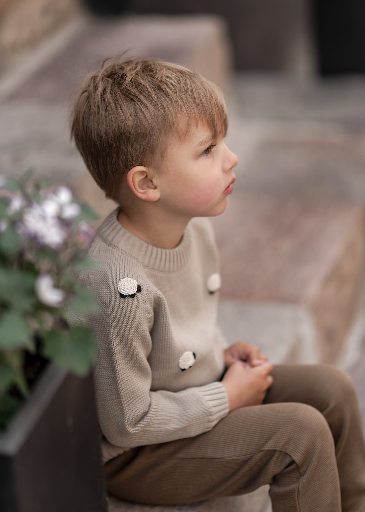 Hanevild Lars bluse- sweater til børn Blouses Crockery