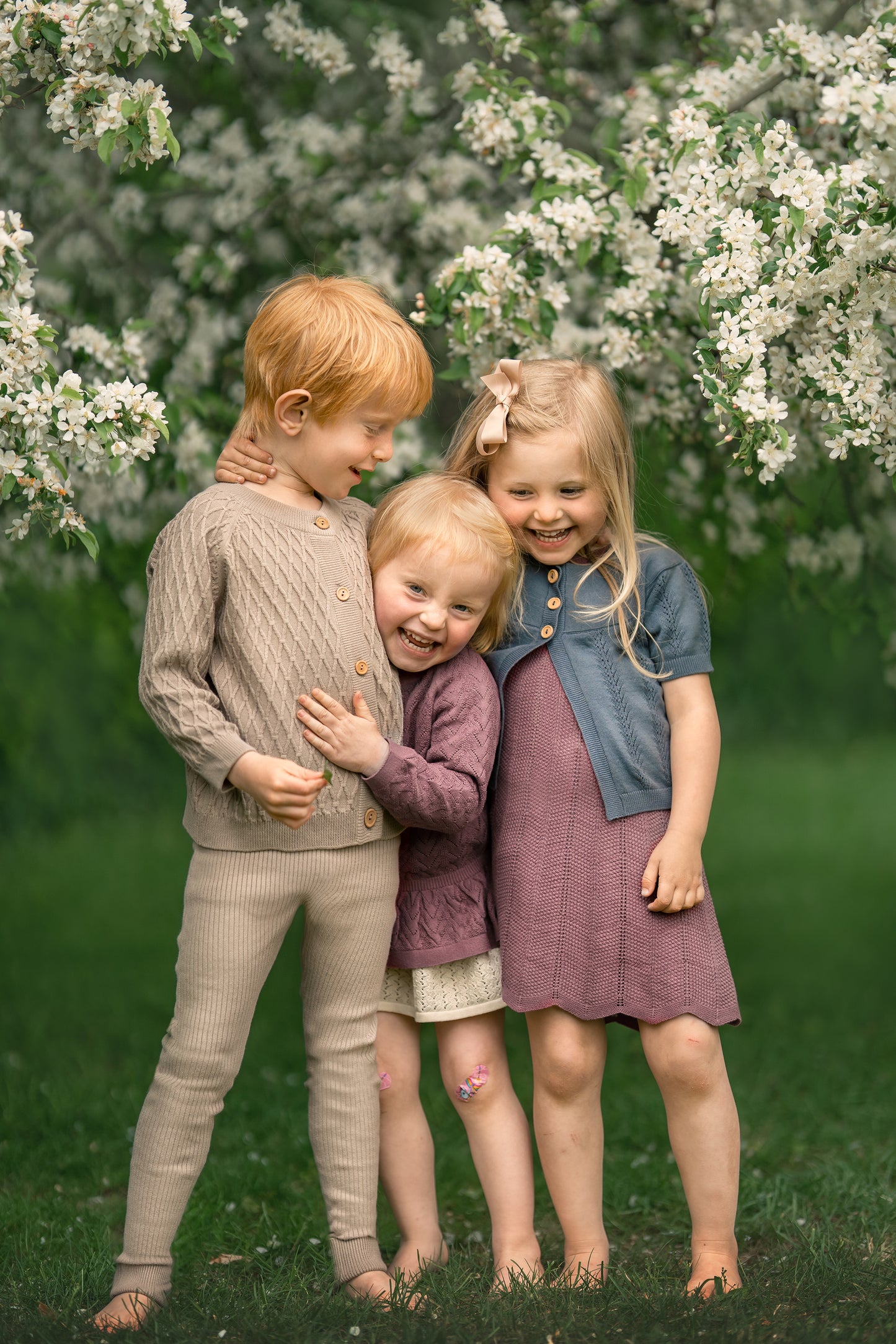 Hanevild Lynge leggings, sand Pants Grey, warm