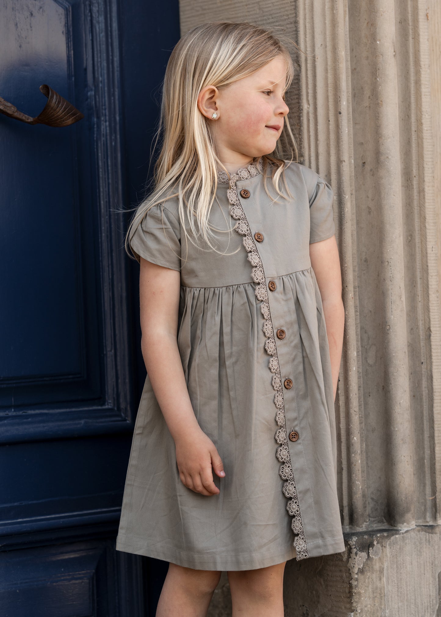 Hanevild Misty kjole Dresses Grey, warm