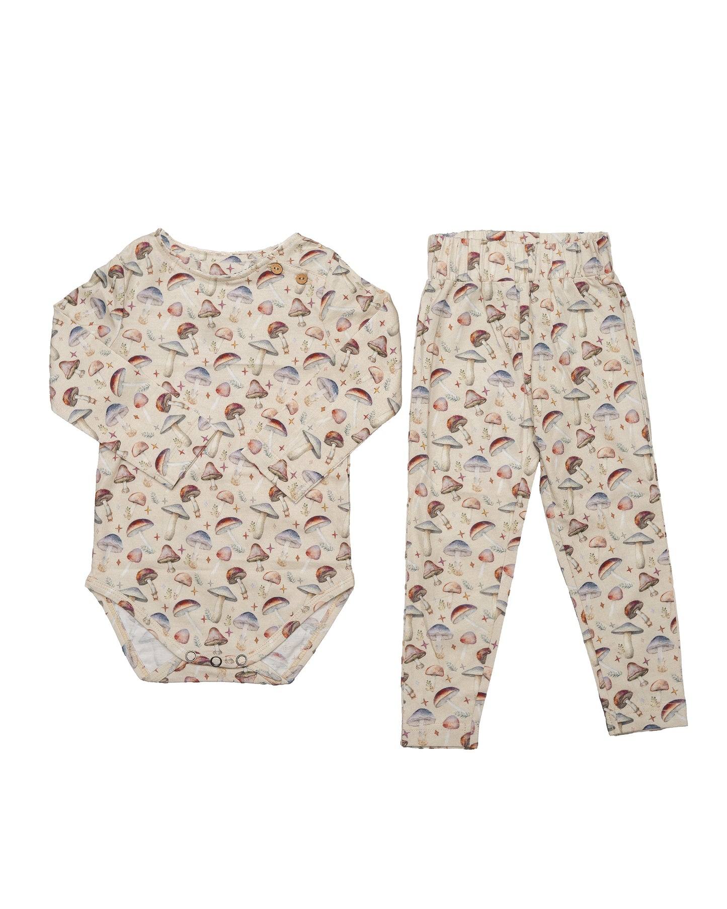 Hanevild Mushroom leggings, baby Pants Rainy