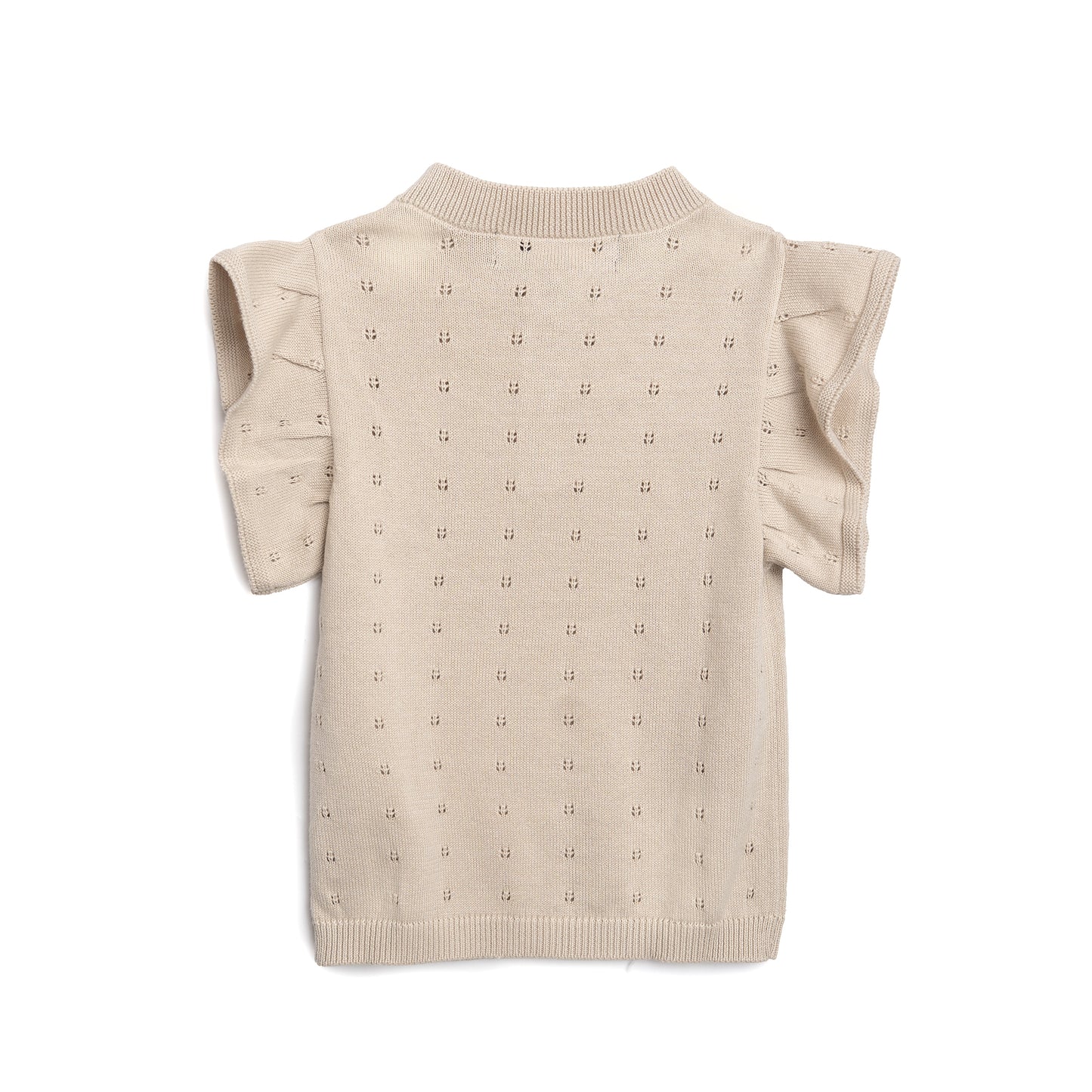 Hanevild Rie vest Blouses Summer sand
