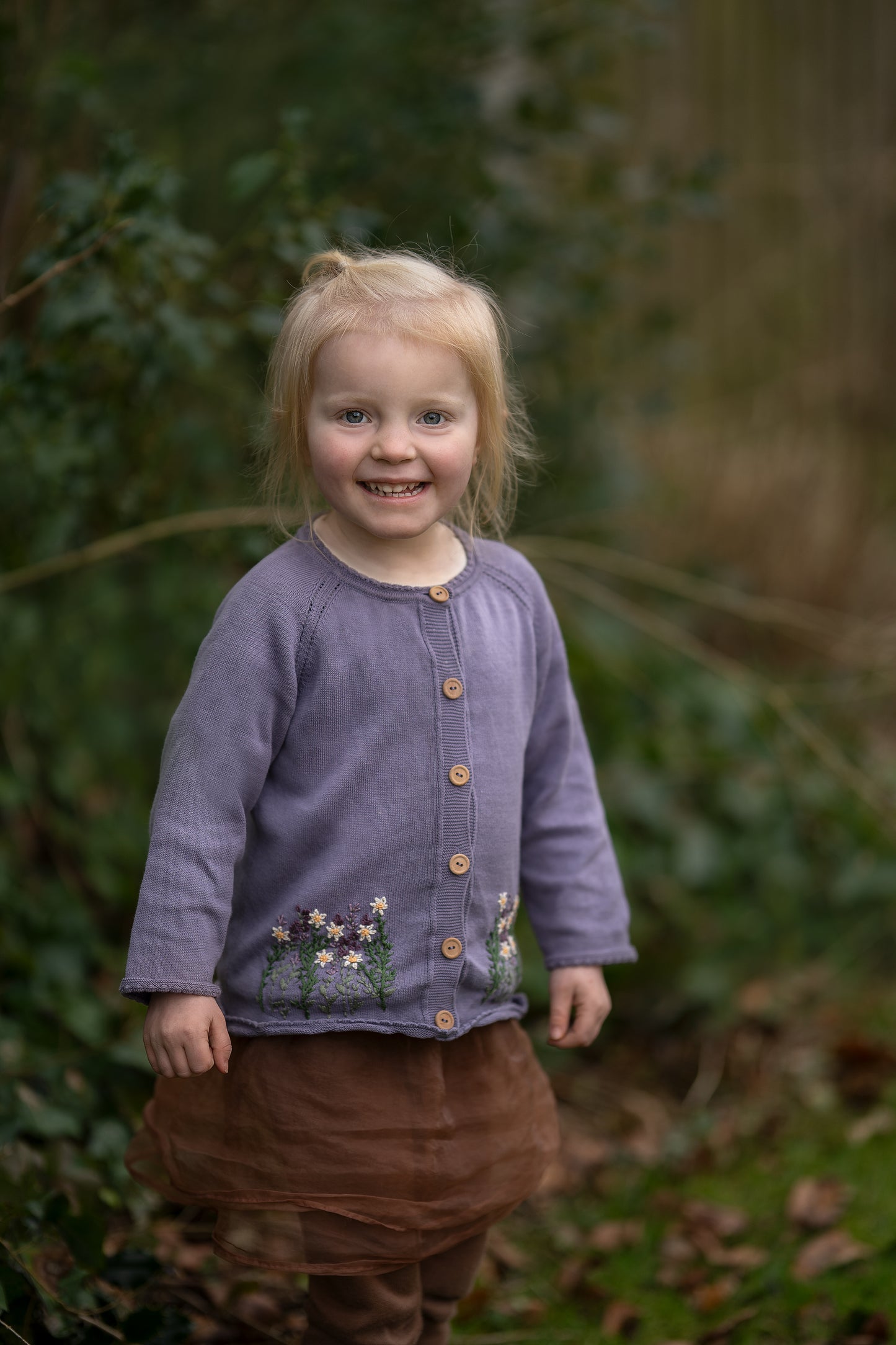 Hanevild Saga cardigan 60% Blouses Dusty purple