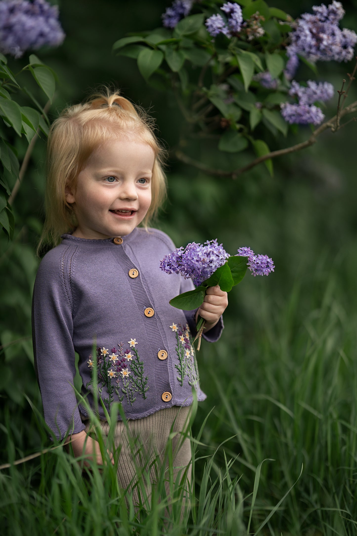 Hanevild Saga cardigan 60% Blouses Dusty purple