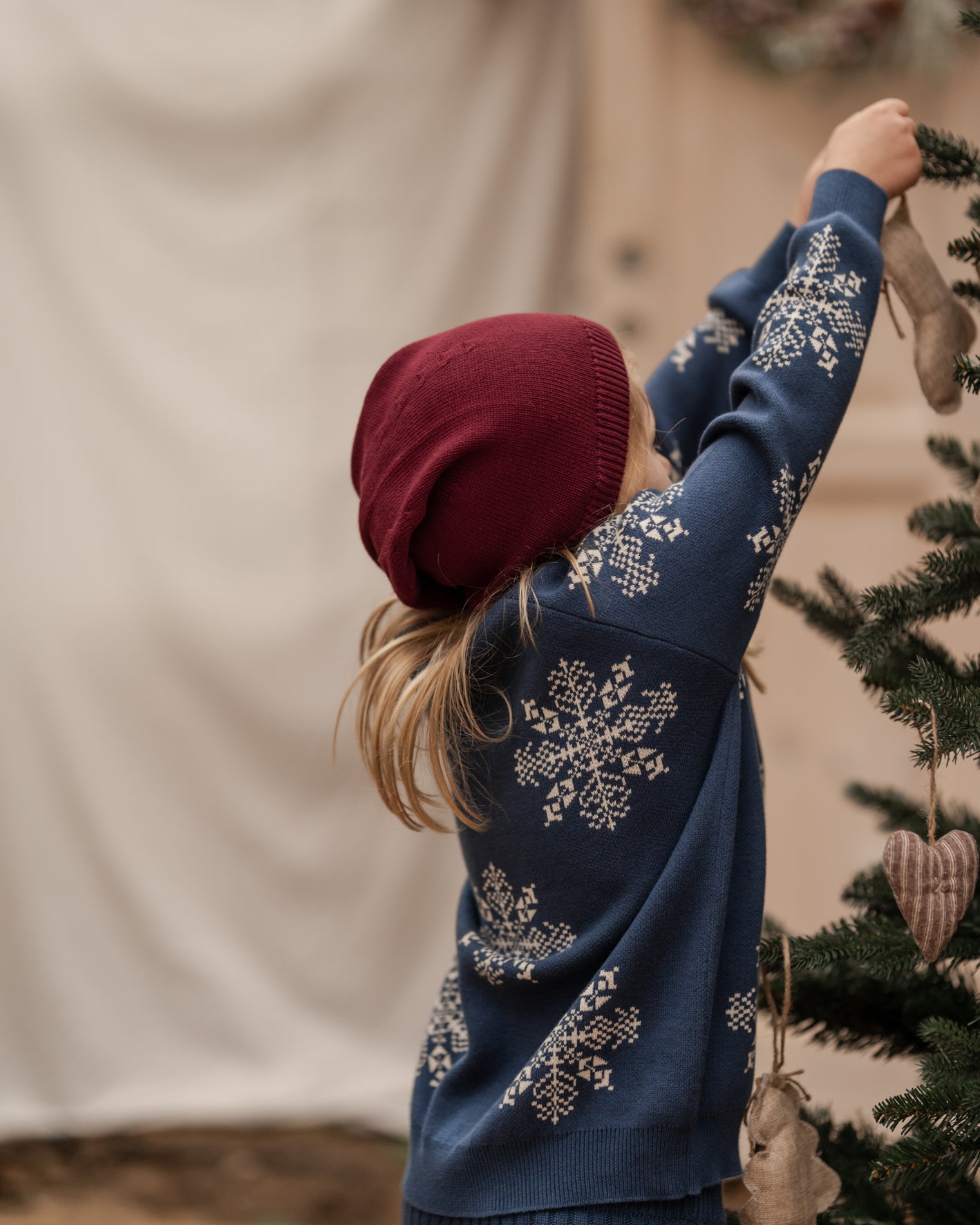 Hanevild Snefnug bluse, blå Blouses ensign blue