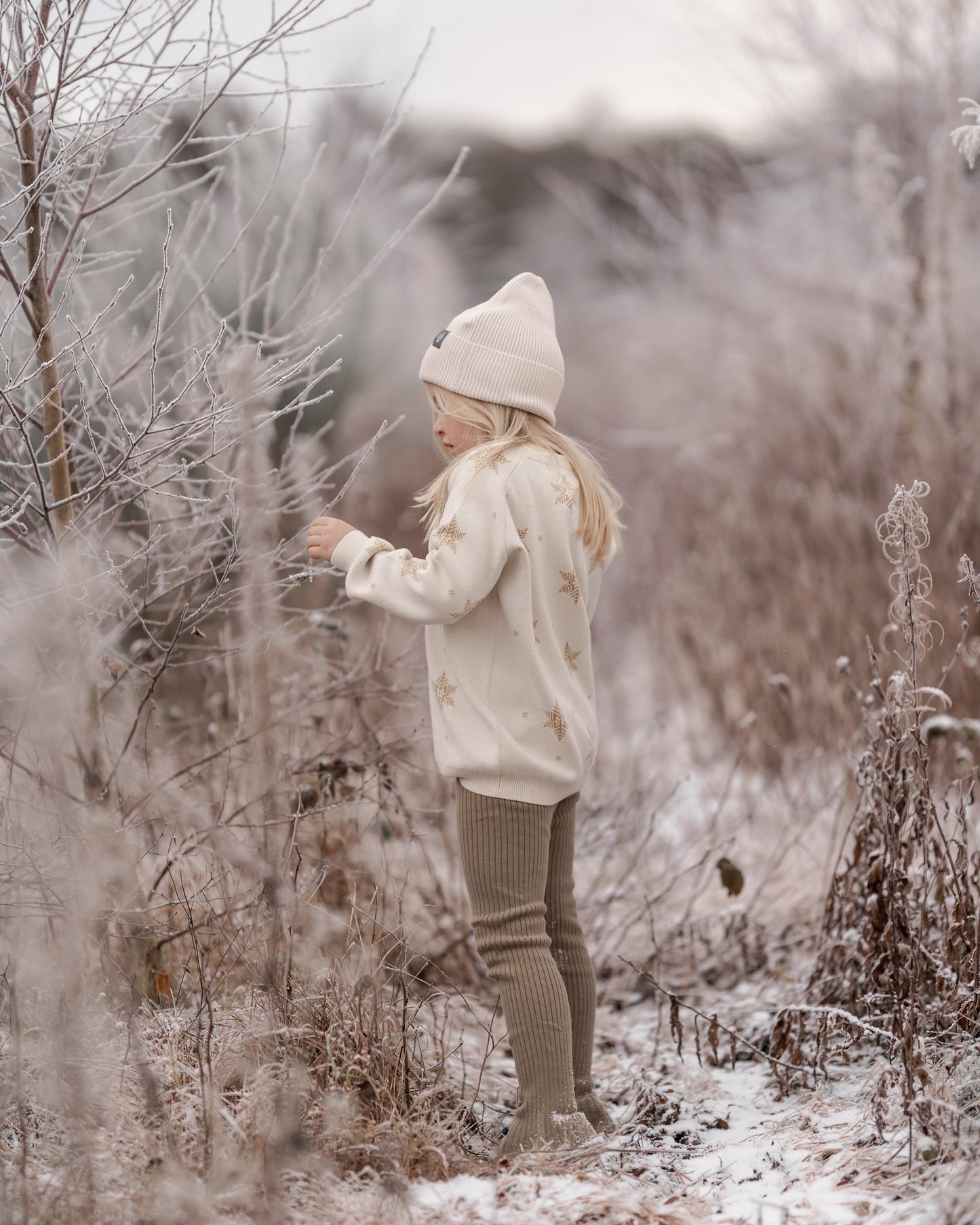 Hanevild Snefnug bluse, guld Blouses