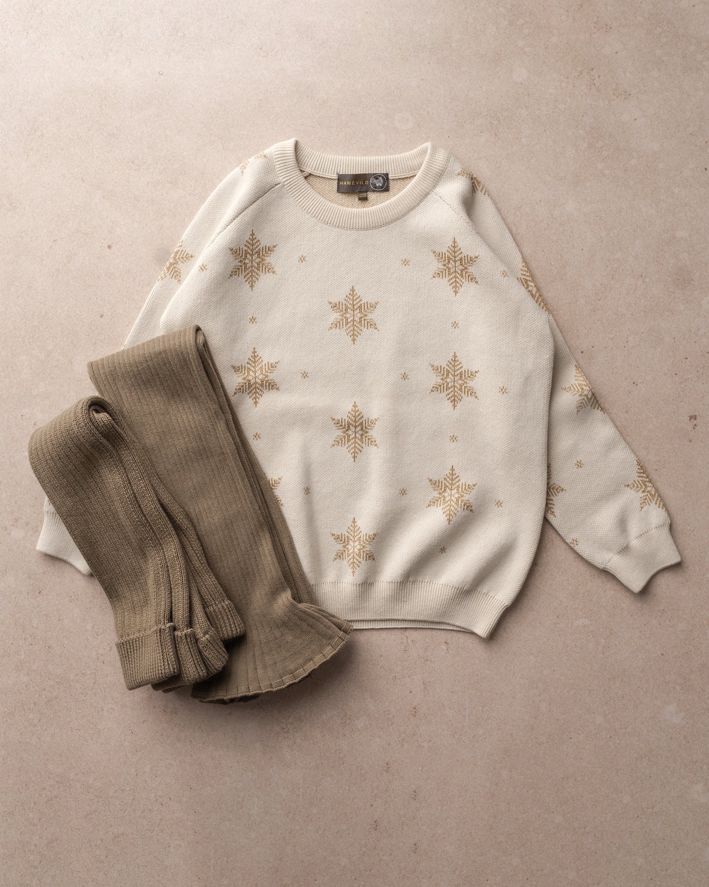 Hanevild Snefnug bluse, guld Blouses Ivory
