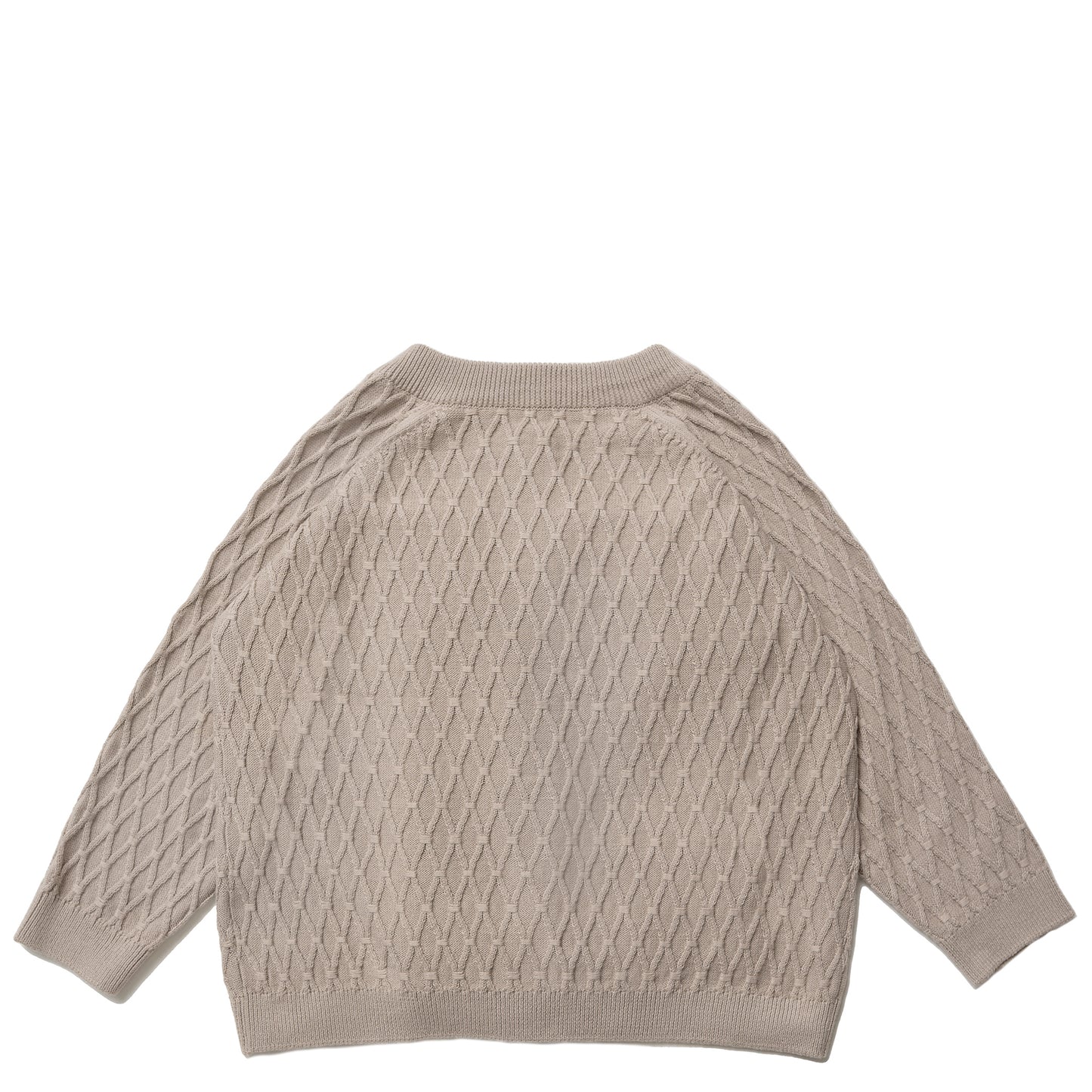 Hanevild Theo cardigan, sand Blouses Grey, warm