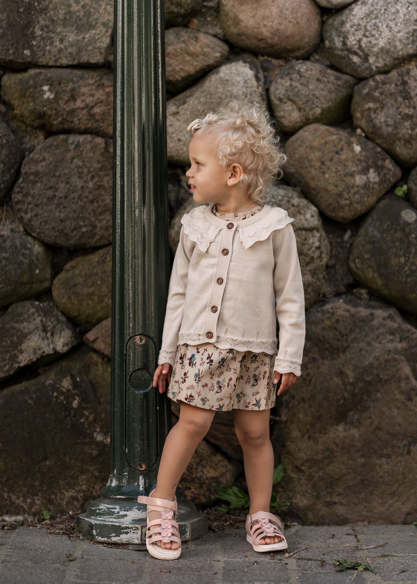 Hanevild Tilde cardigan Blouses Summer sand