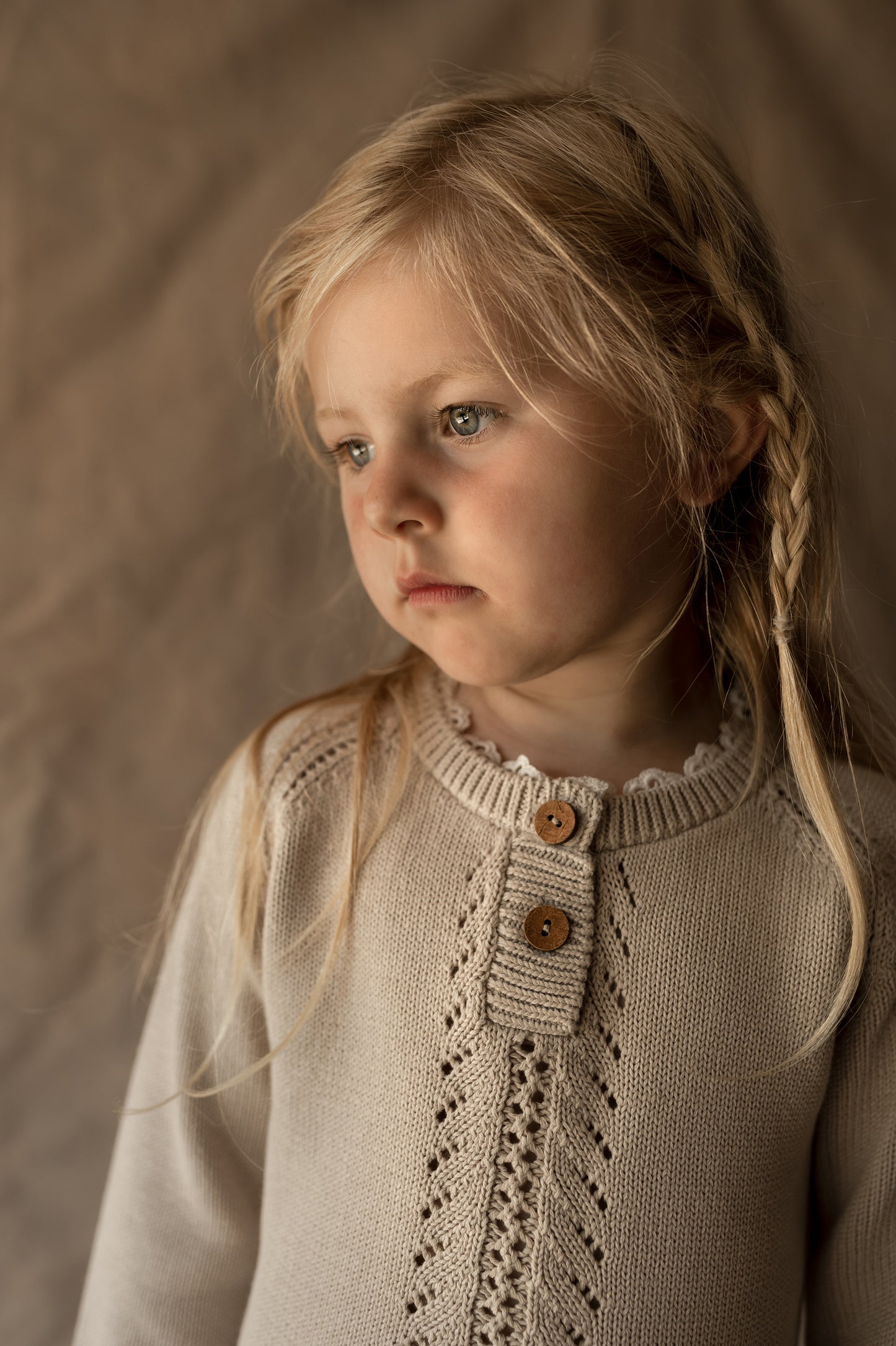 Hanevild Viola Blouse, sand Creme brulee