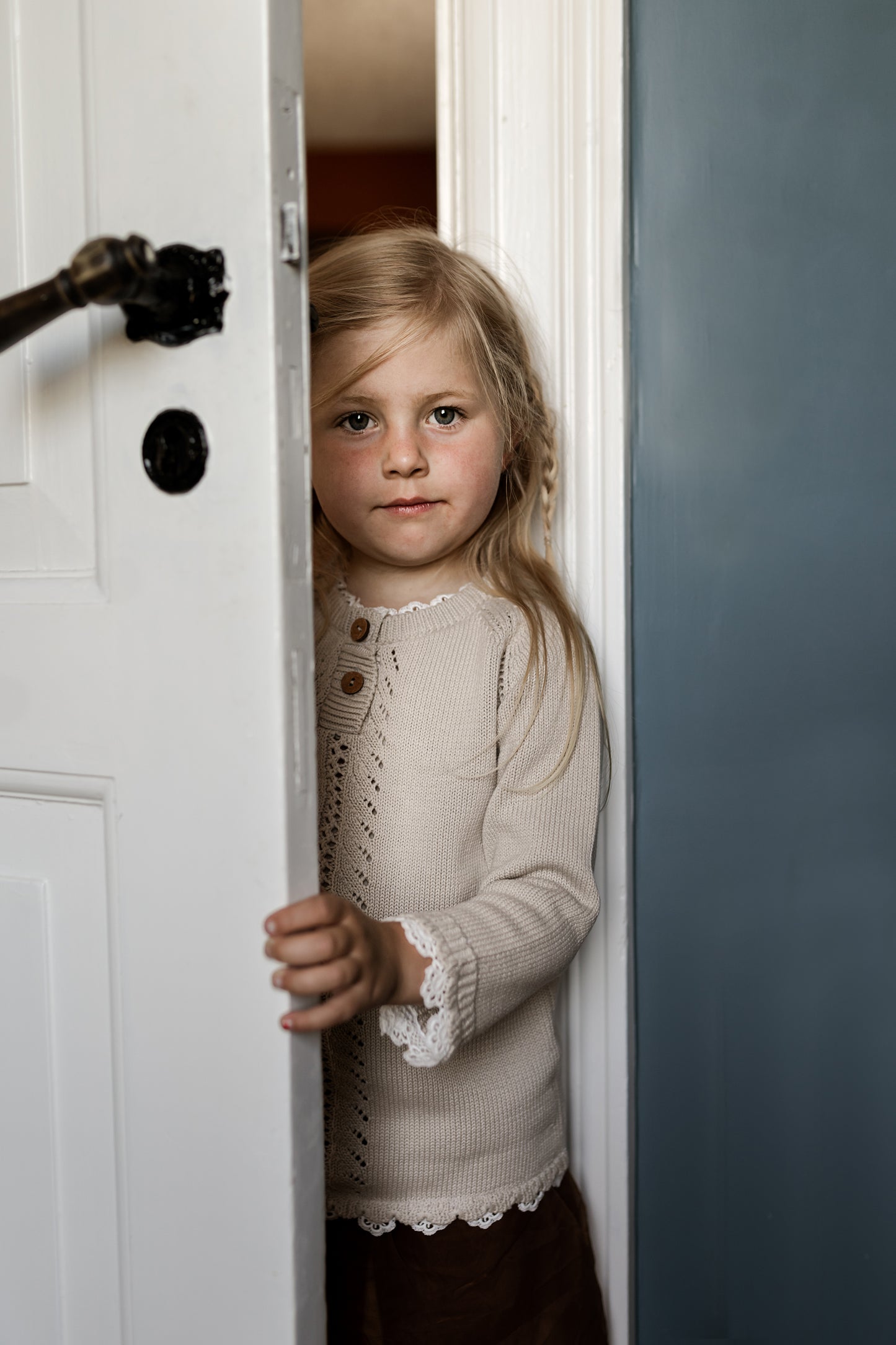 Hanevild Viola Blouse, sand Creme brulee