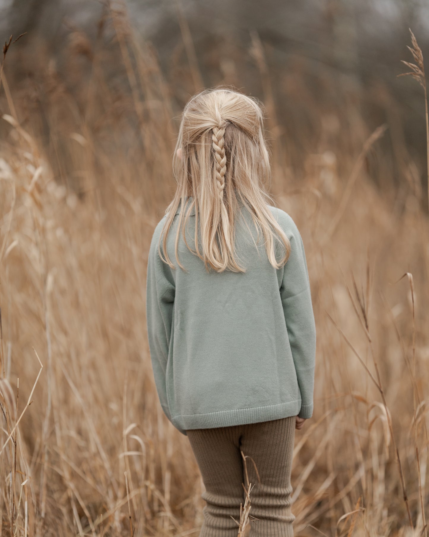 Hanevild ea bluse, merino uld Blouses sage