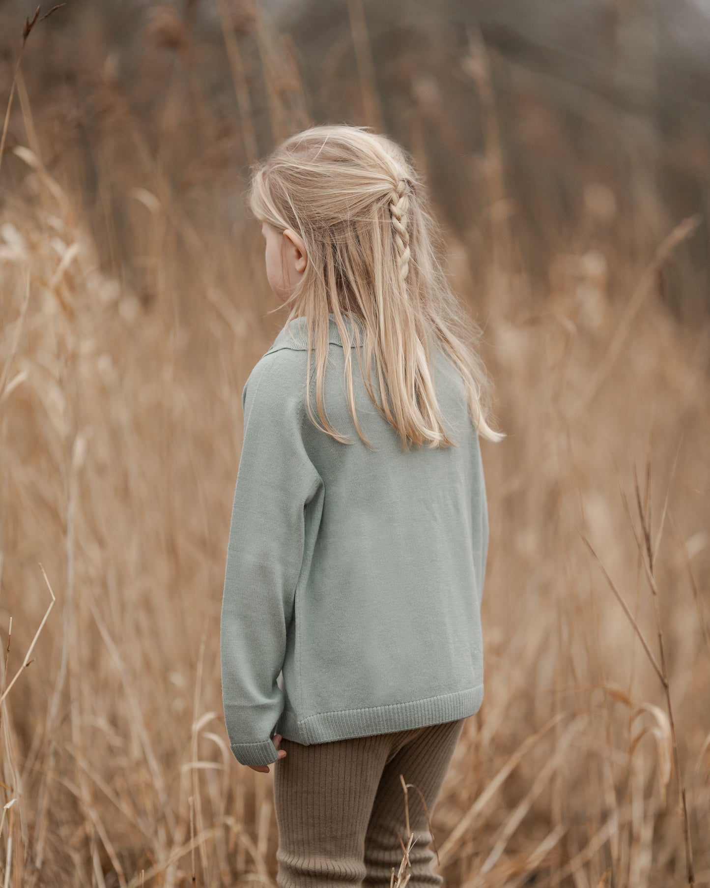 Hanevild ea bluse, merino uld Blouses sage
