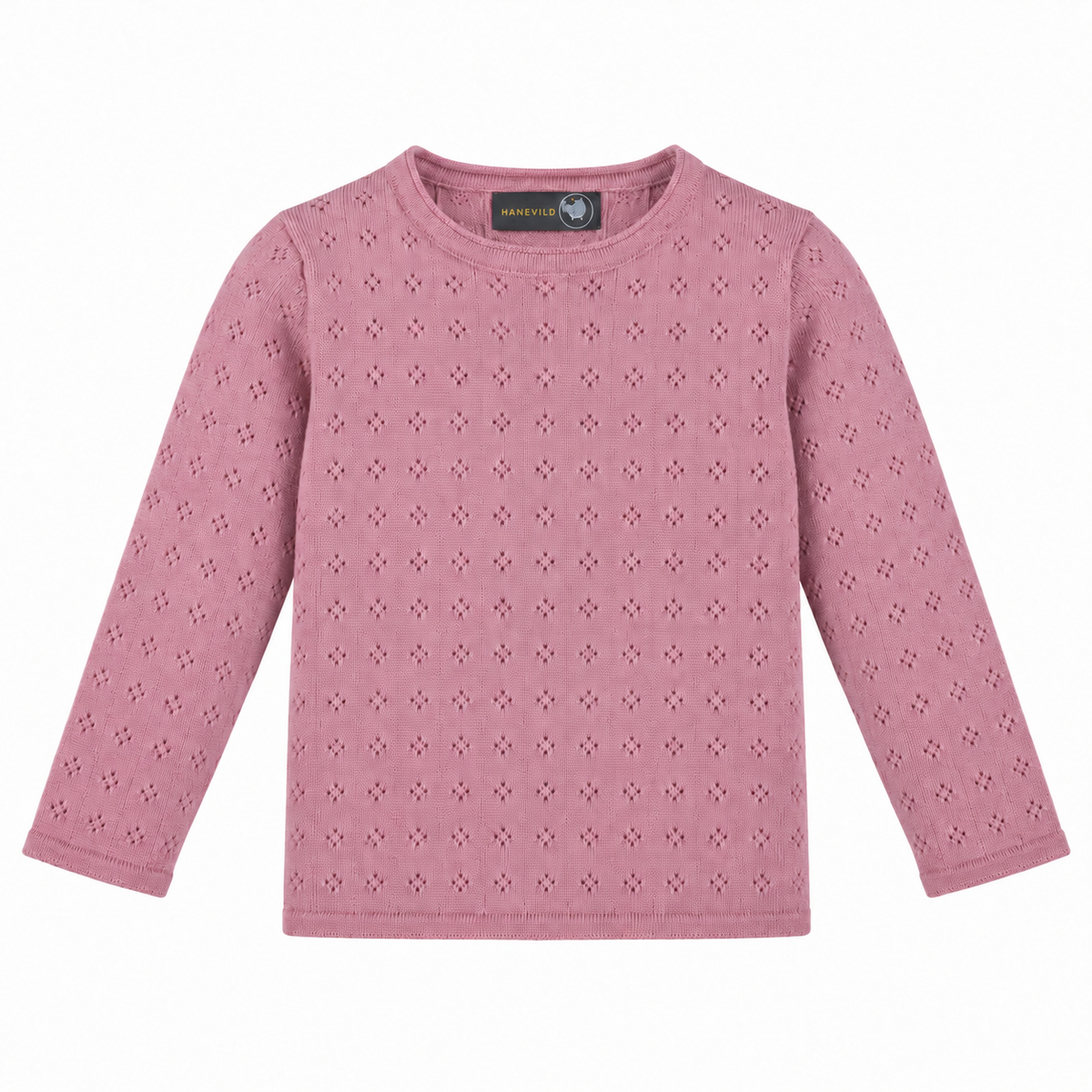 Økologisk uld bluse – rosa