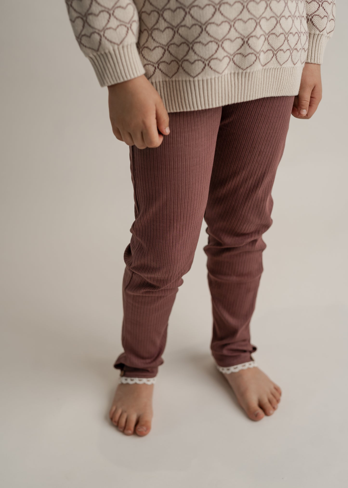 Hanevild Alma leggings Pants Rose taupe