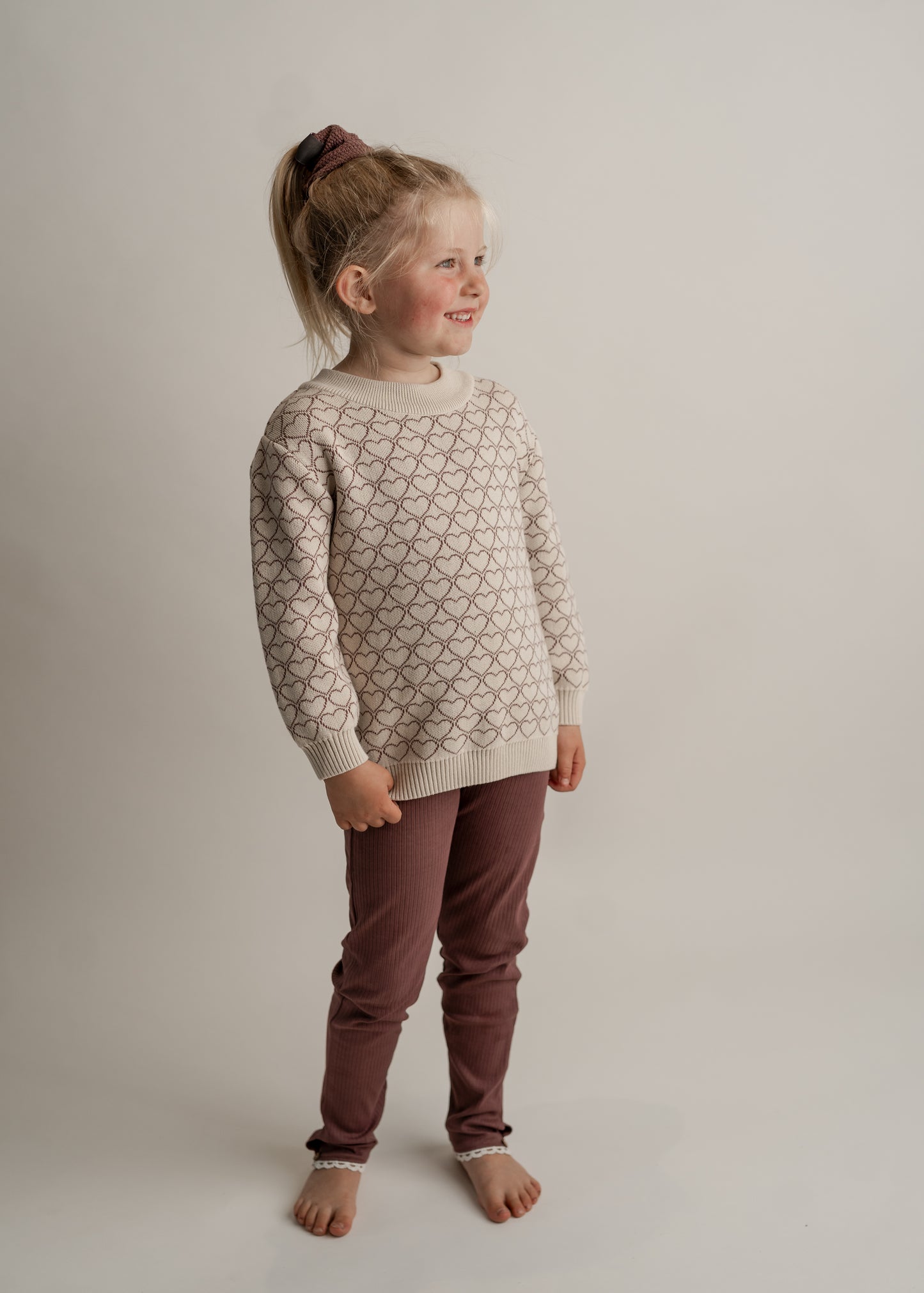 Hanevild Alma leggings Pants Rose taupe