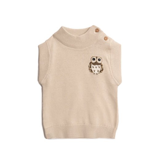 Hanevild Arthur vest - baby Blouses Summer sand