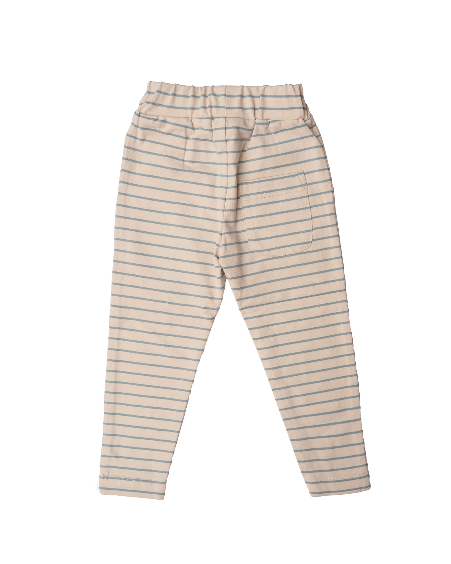 Hanevild Bertil bukser, bladprint Pants blue stripe