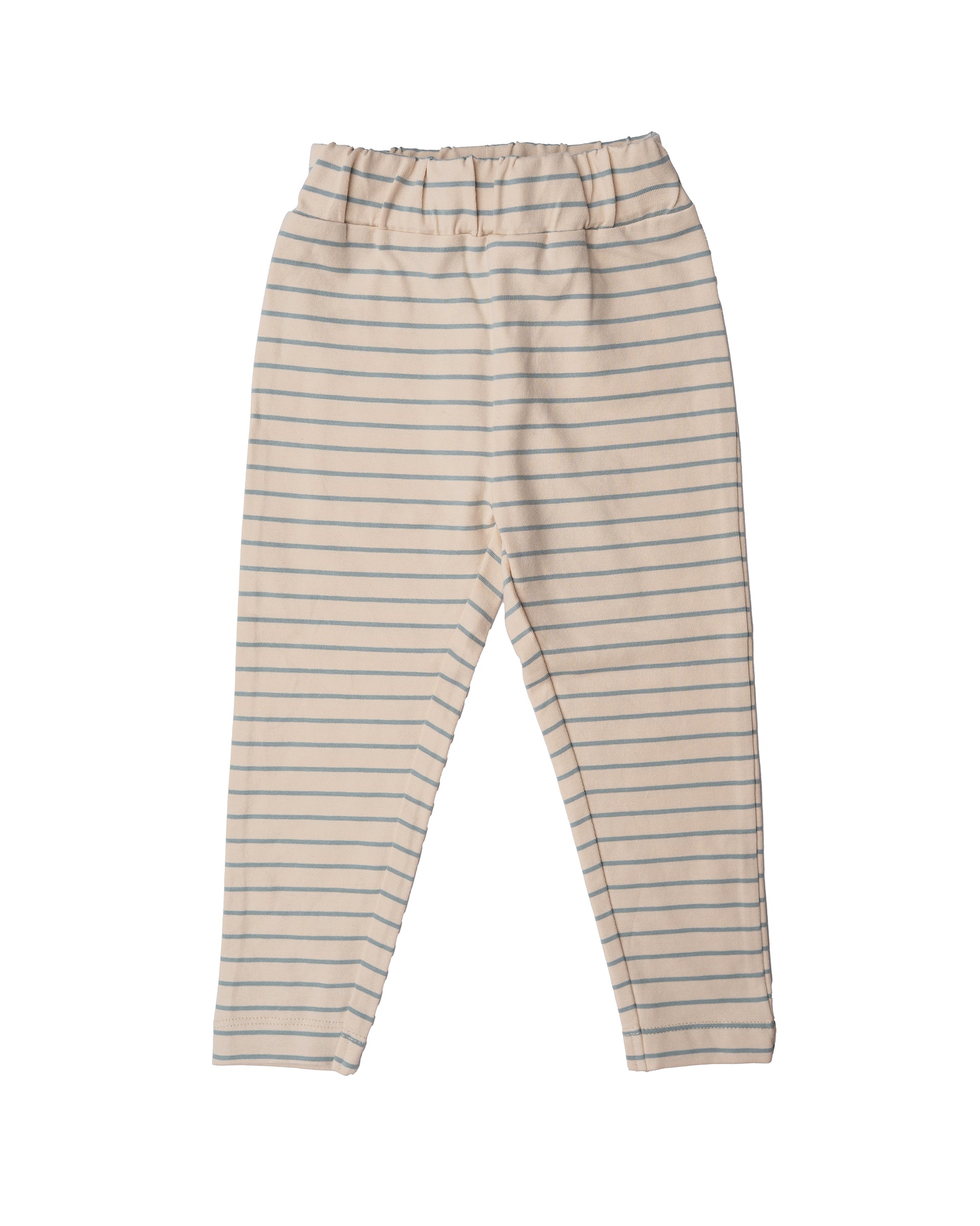 Hanevild Bertil bukser, bladprint Pants blue stripe