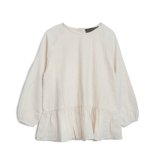 Hanevild Birgit bluse - til piger Blouses Cream