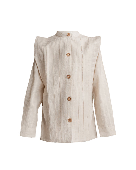 Hanevild Blonde skjorte Blouses Cream