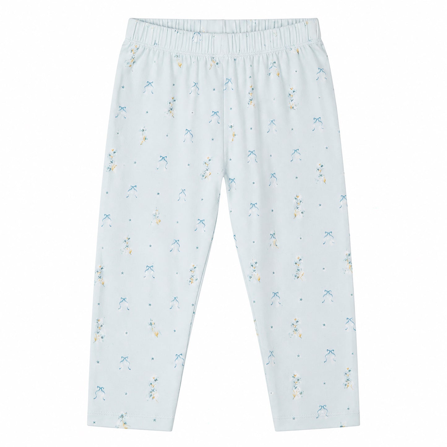 Hanevild Blue flower leggings Pants Baby blue