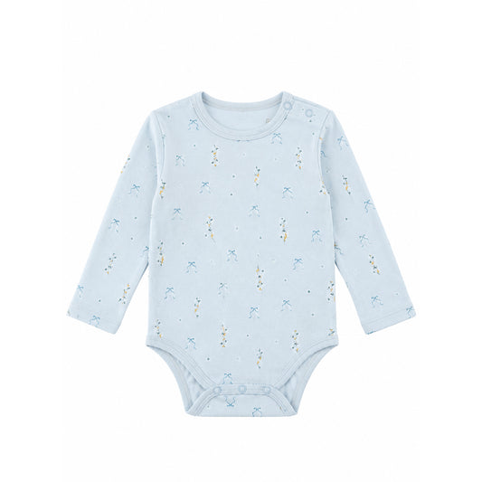 Hanevild Blue flower romper Bodystocking Baby blue