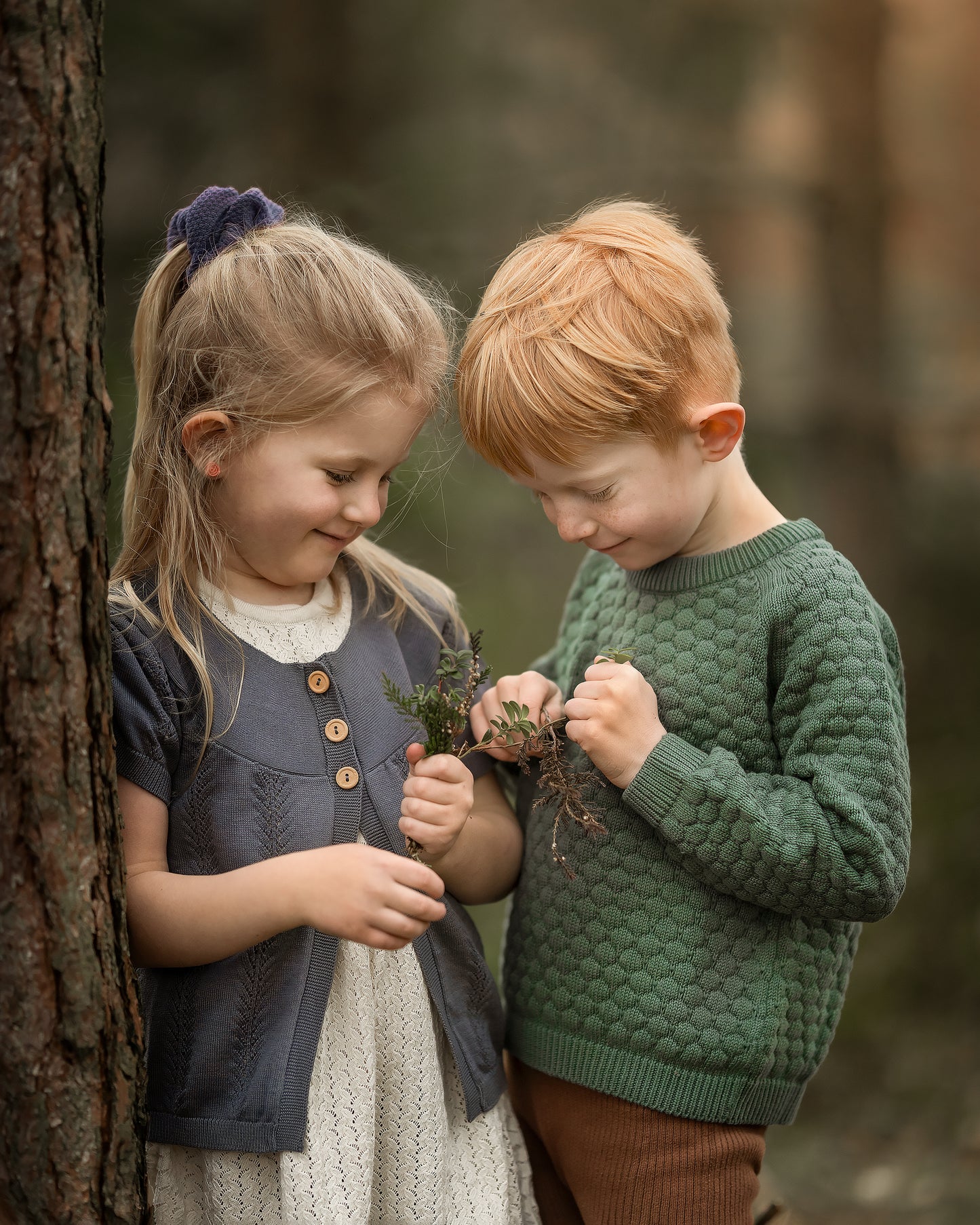 Hanevild Charlie bluse, grøn Blouses Forrest green