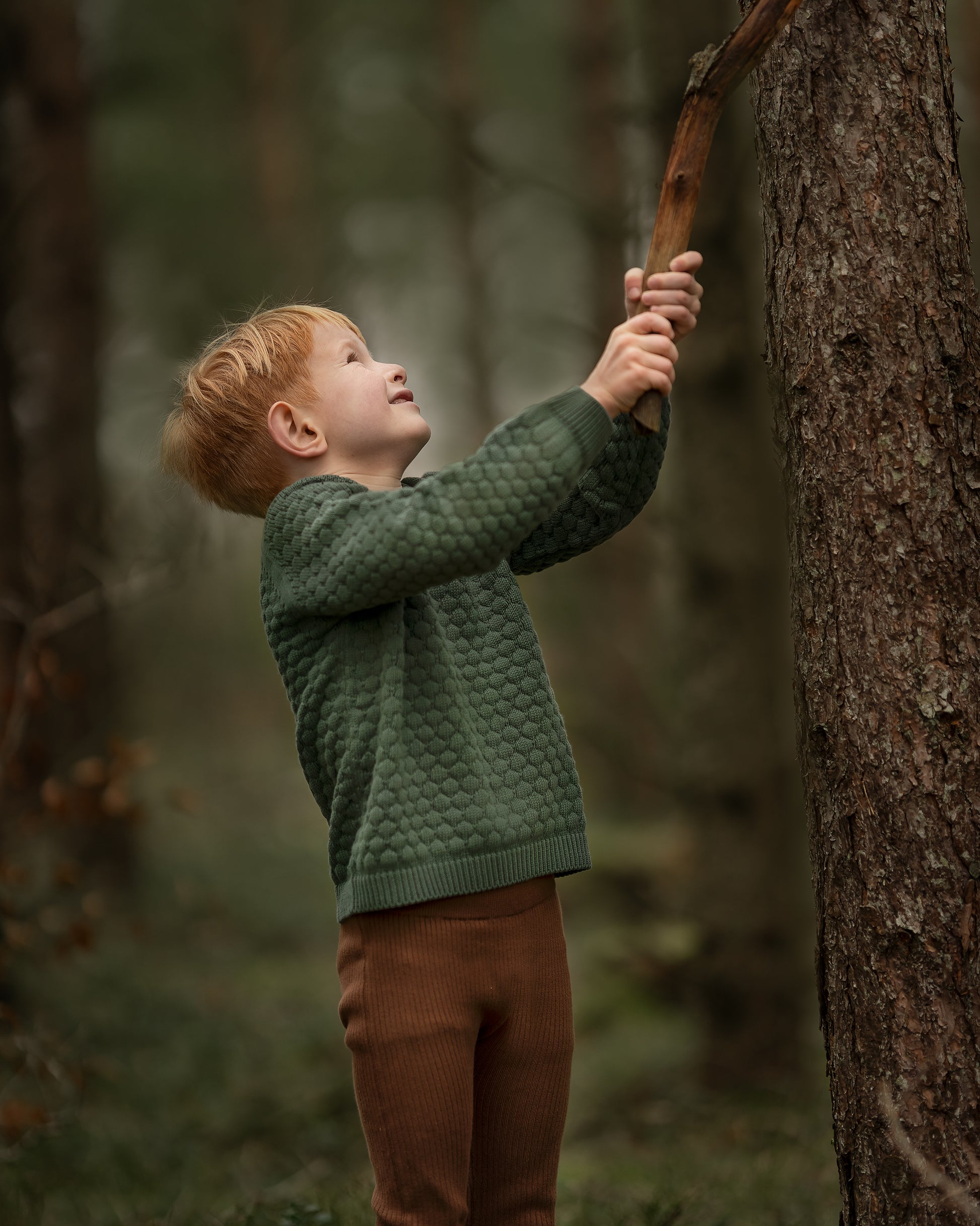 Hanevild Charlie bluse, grøn Blouses Forrest green