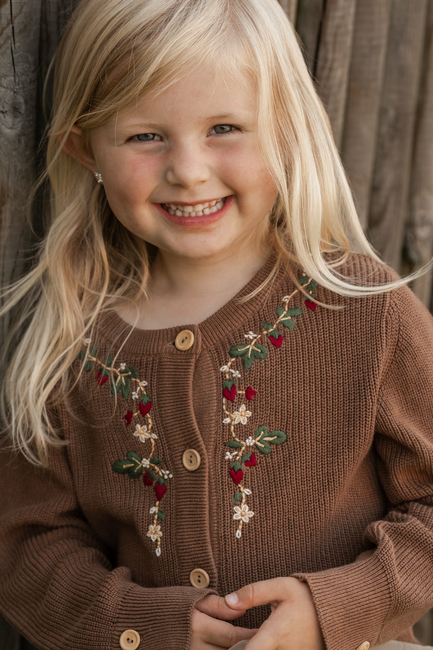 Hanevild Dagmar cardigan 30% Blouses Brown