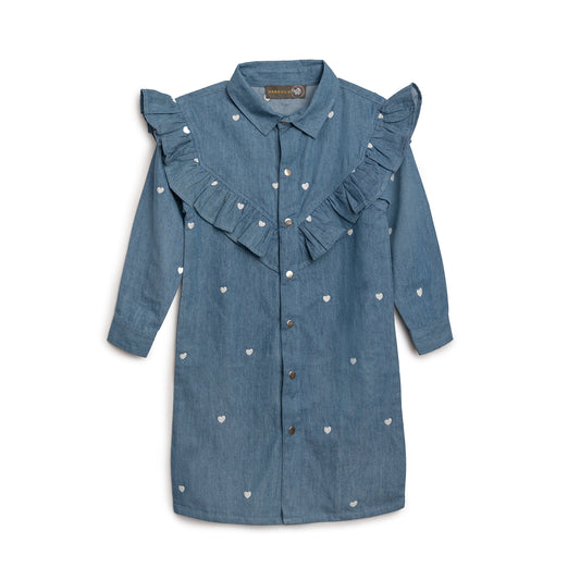 Hanevild Denim kjole pige. mor, datter, søn outfit Dresses denim