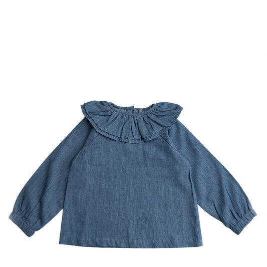 Hanevild Gunda bluse Blouses denim