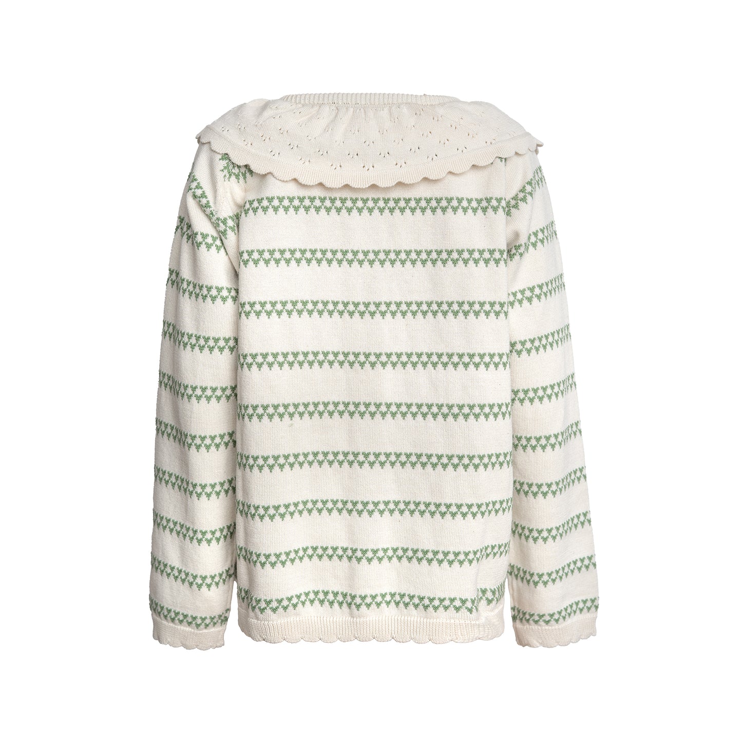Hanevild Hjerte cardigan Blouses Shale green