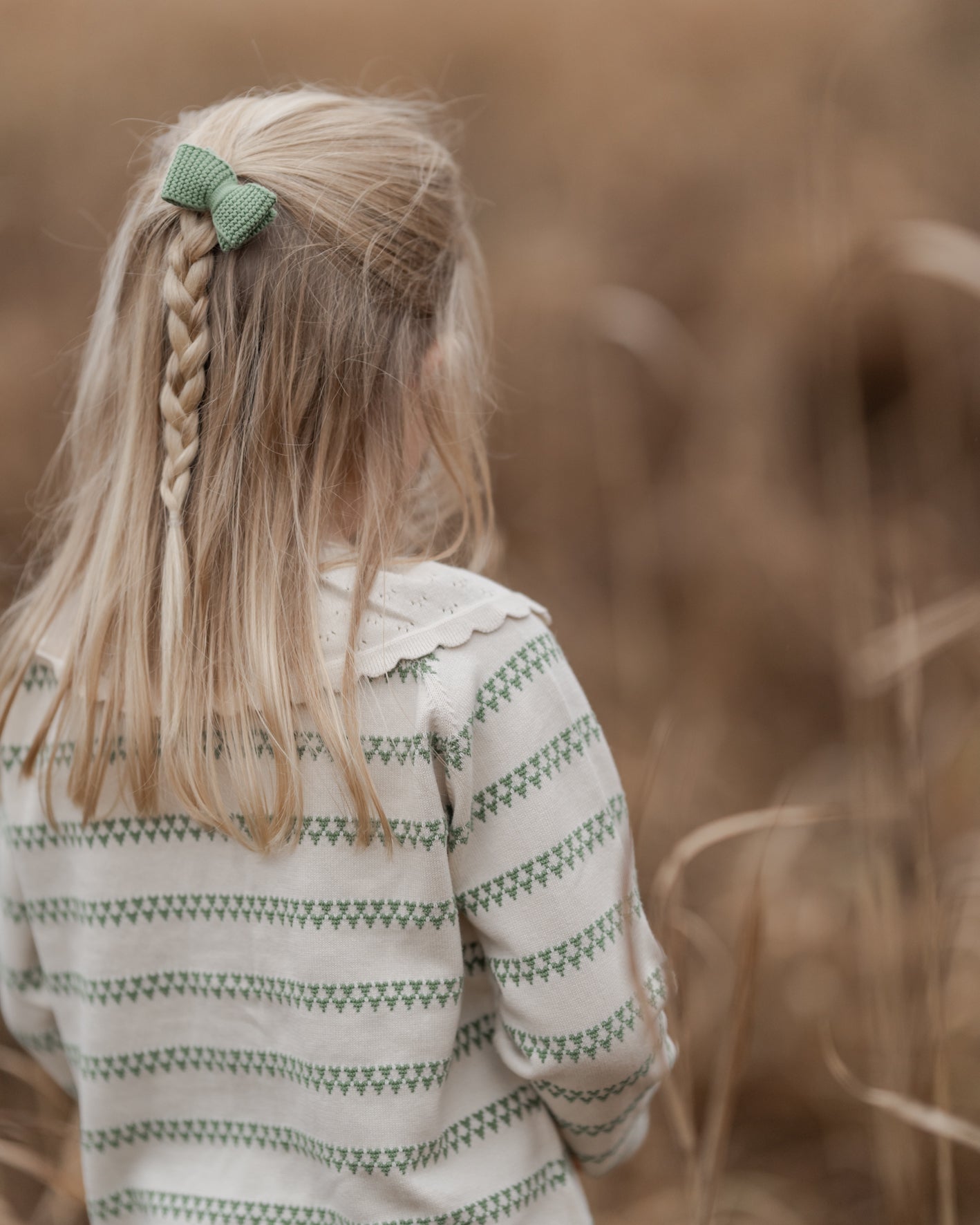 Hanevild Hjerte cardigan Blouses Shale green
