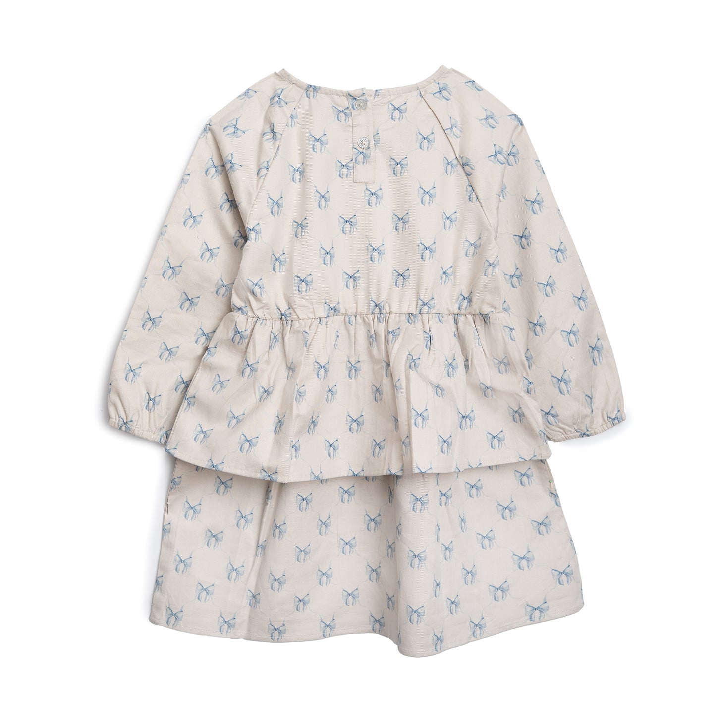 Hanevild Kjole med sløjfer - til piger Dresses Summer sand