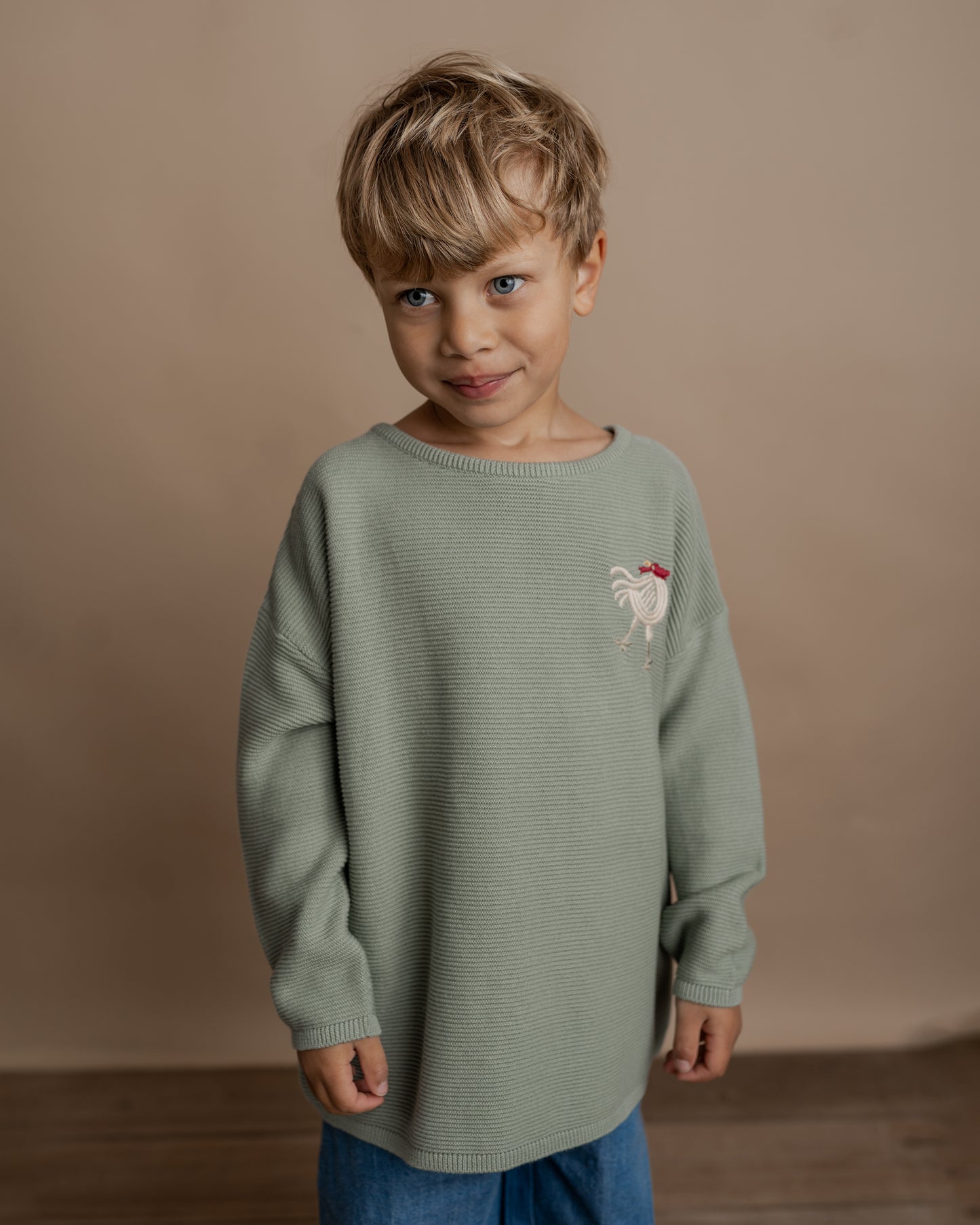 Hanevild Lauge sweater Blouses sage